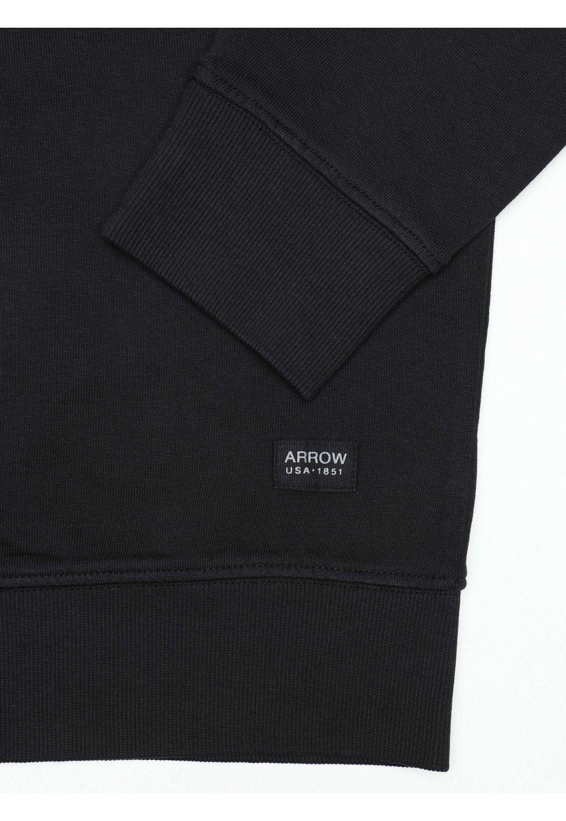Polerón Stone Wash Regular Fit Negro Arrow PL34001NE-5