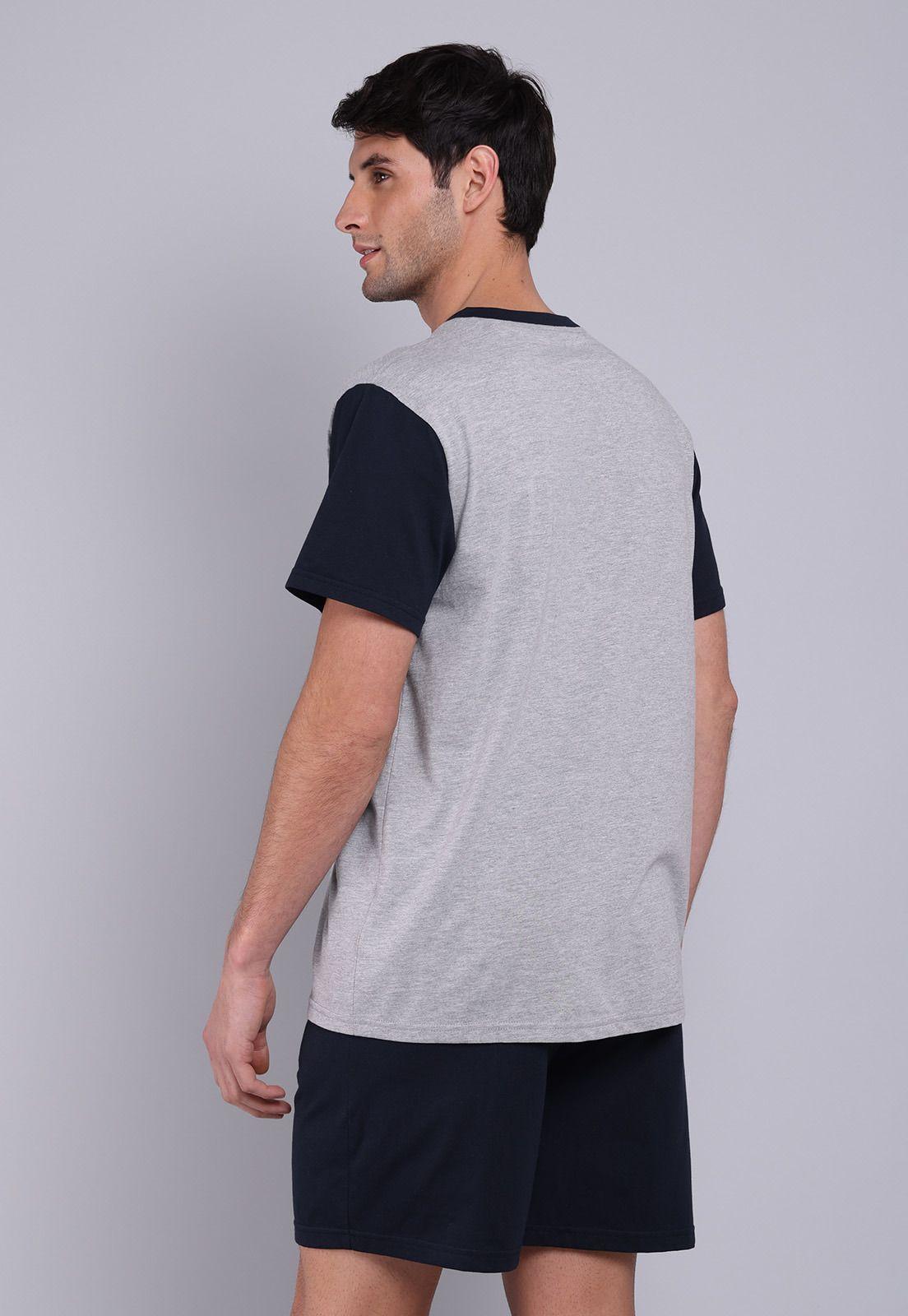 Pijama Hombre Arrow Corto Cuello Redondo Bicolor-1