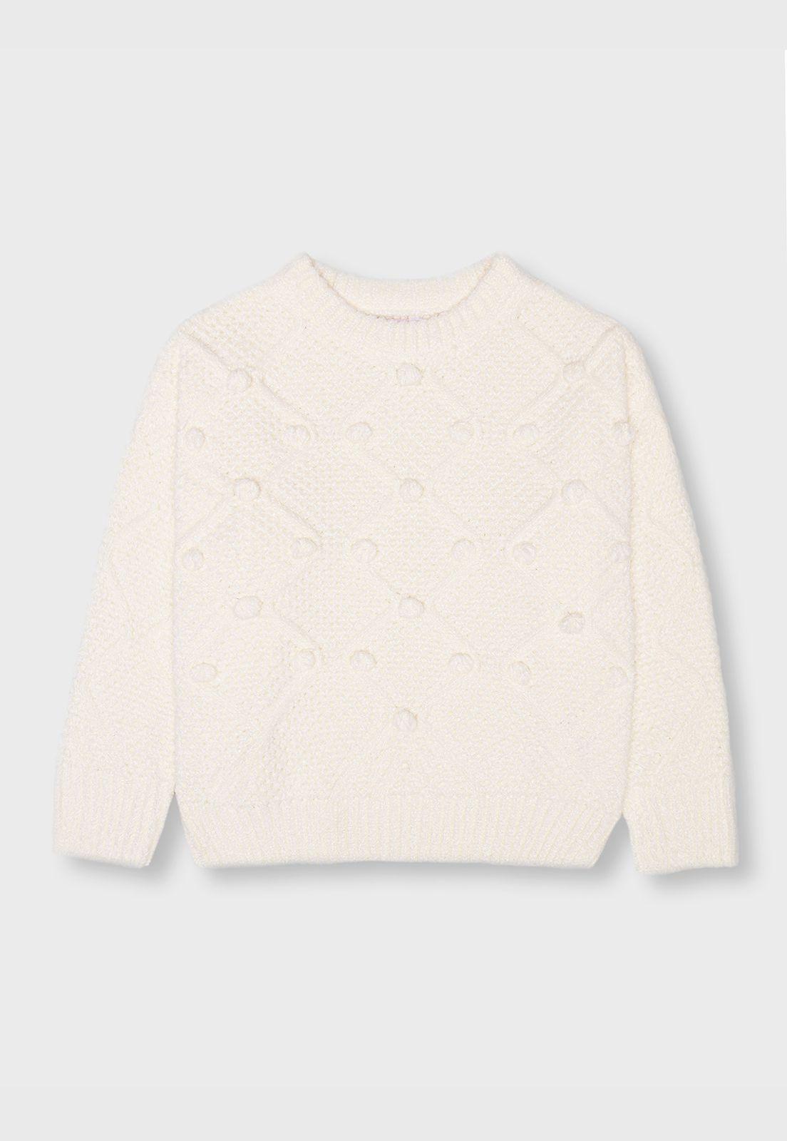 Sweater De Punto Niña Osito-0