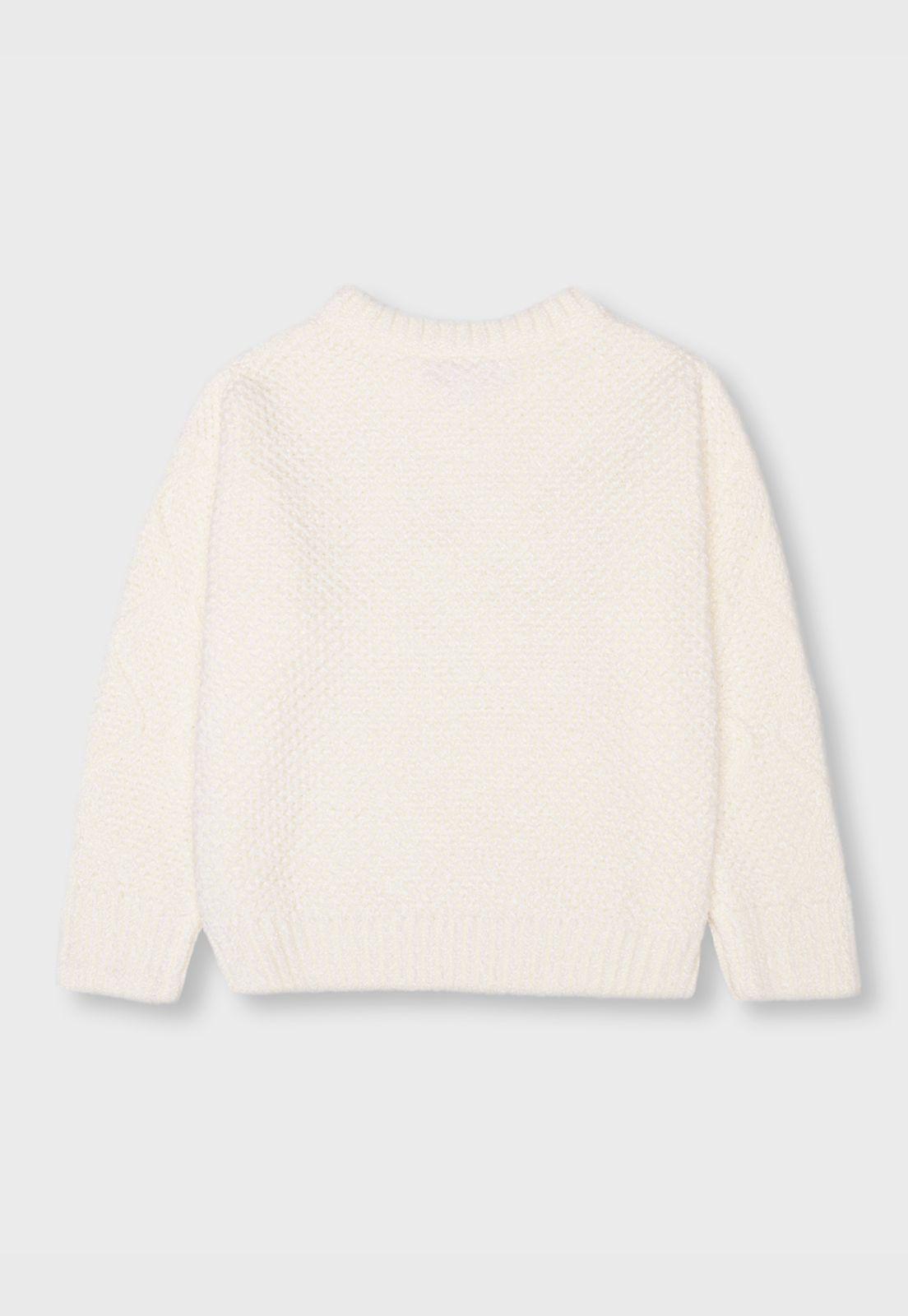 Sweater De Punto Niña Osito-1