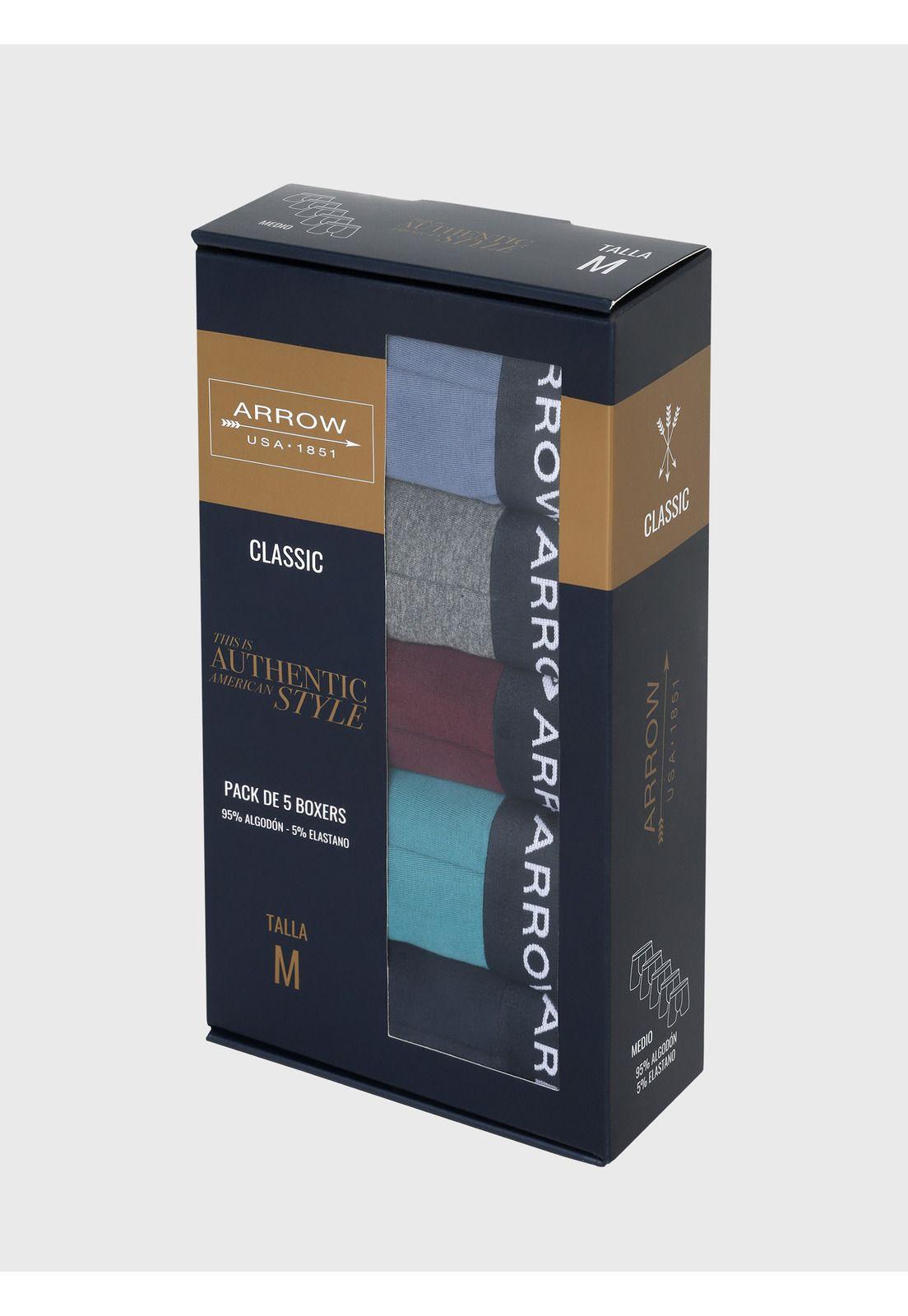 Boxer 5 unidades Regular Fit Multicolor Arrow BOD5063SU-6