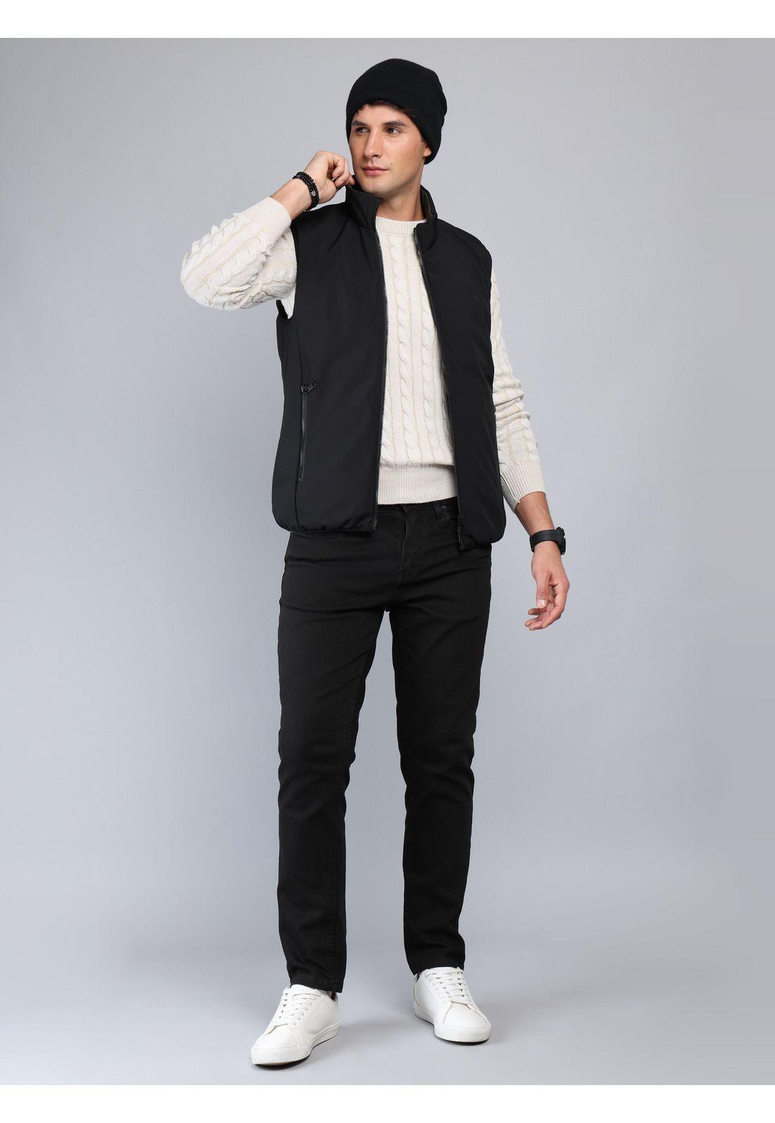 Chaqueta Sin mangas Reversible Negro Soviet SCIG095NE-3