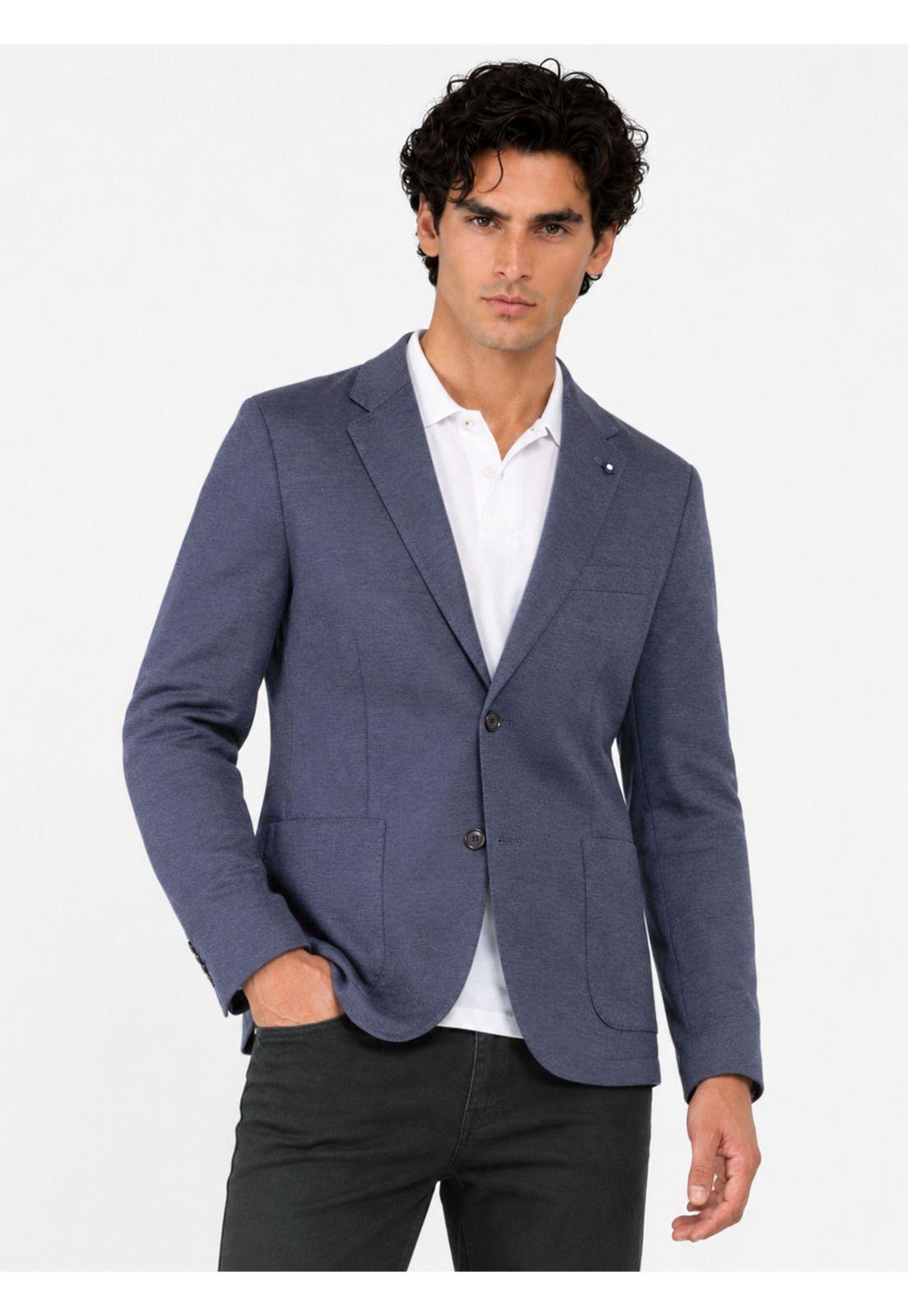 Blazer Flex Fantasía Tailored Fit Azul Marino Arrow 5035021NB-0