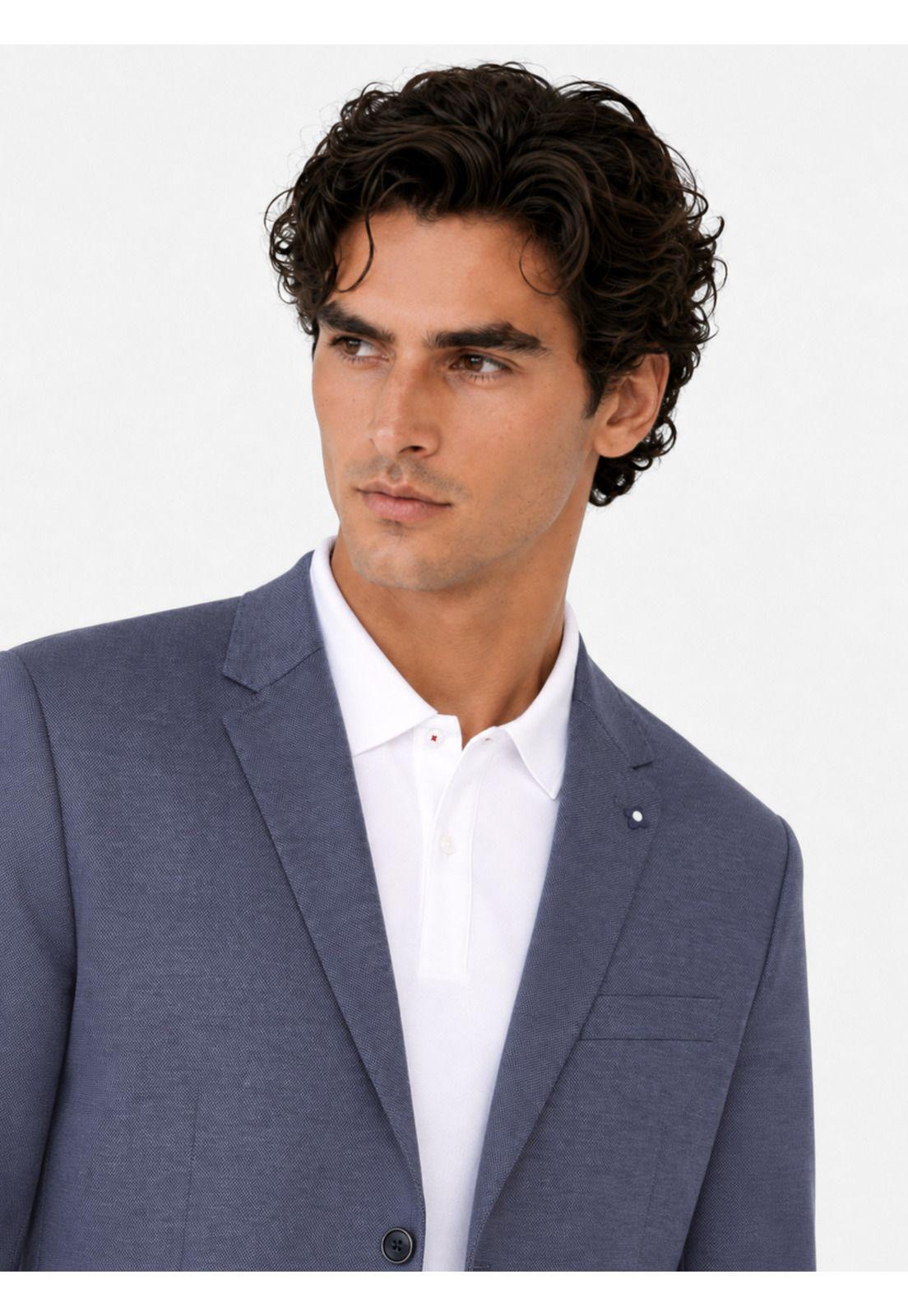Blazer Flex Fantasía Tailored Fit Azul Marino Arrow 5035021NB-2