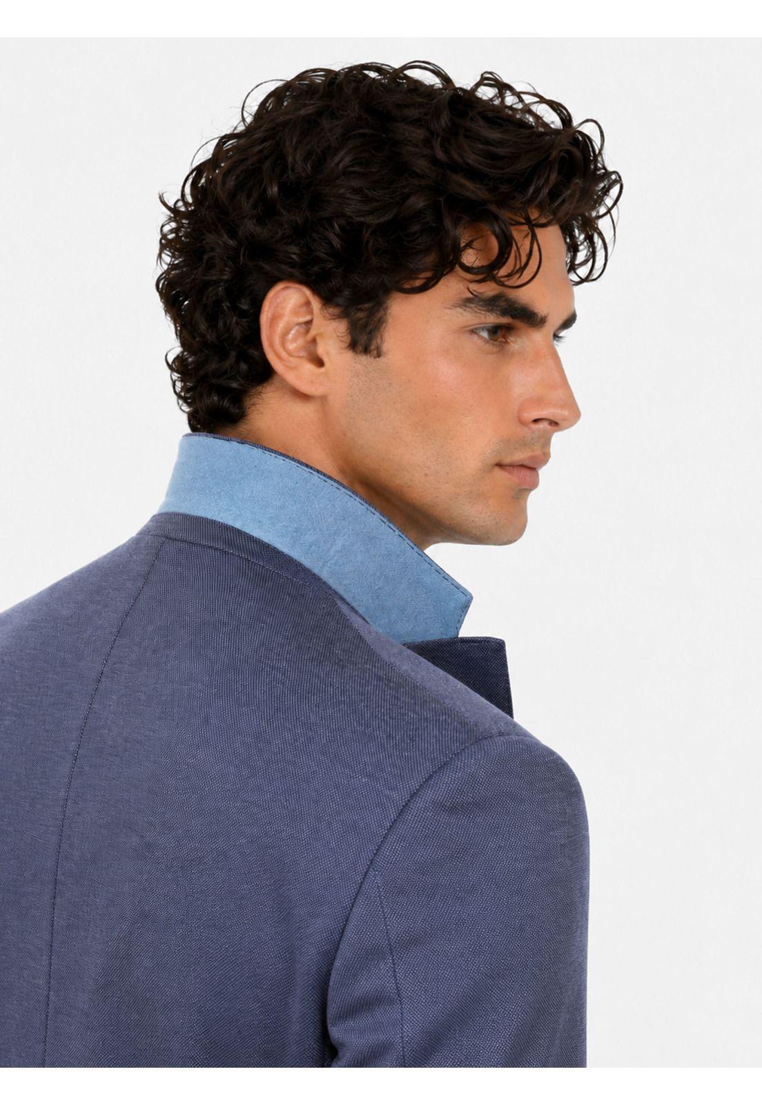 Blazer Flex Fantasía Tailored Fit Azul Marino Arrow 5035021NB-3