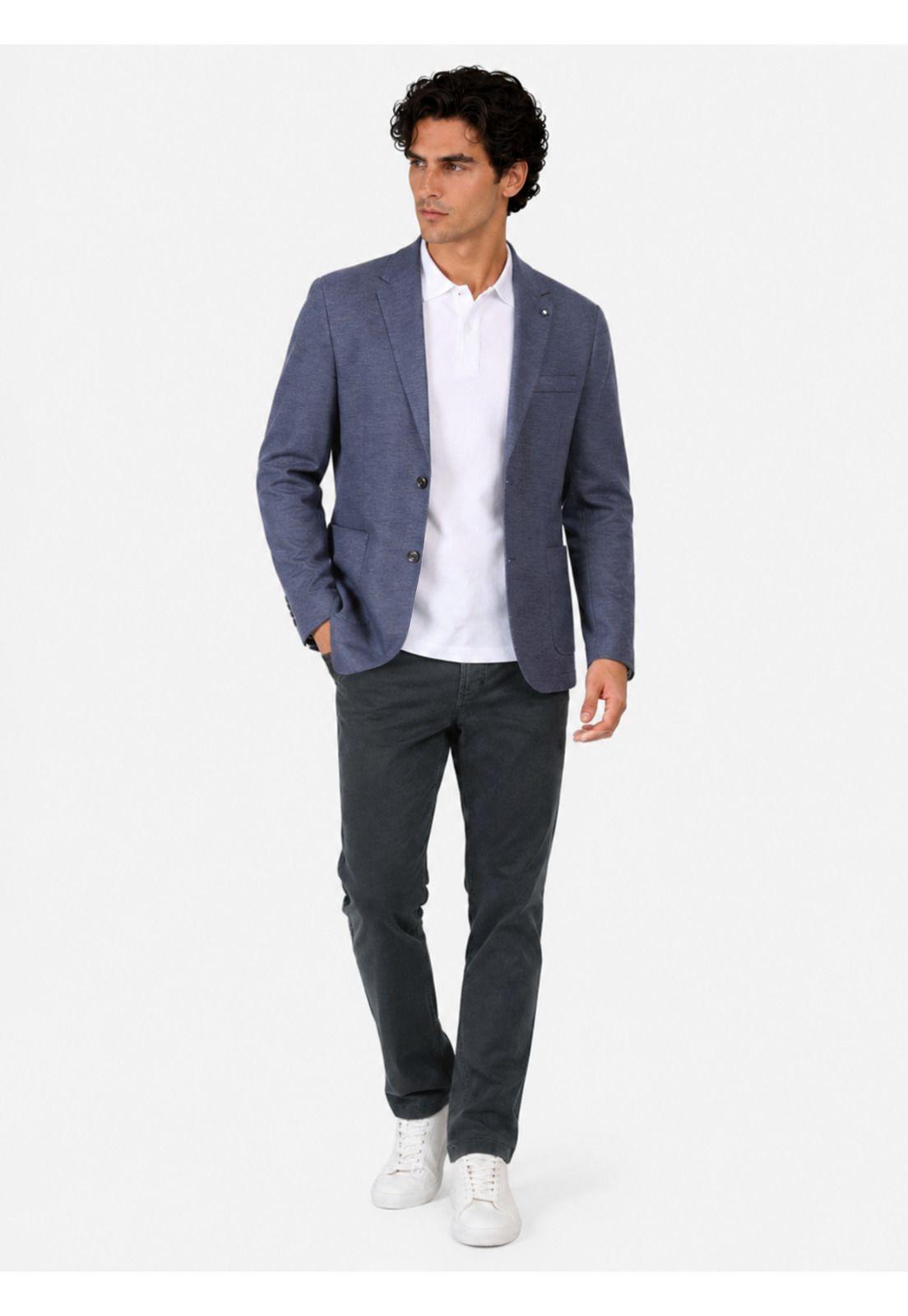 Blazer Flex Fantasía Tailored Fit Azul Marino Arrow 5035021NB-5