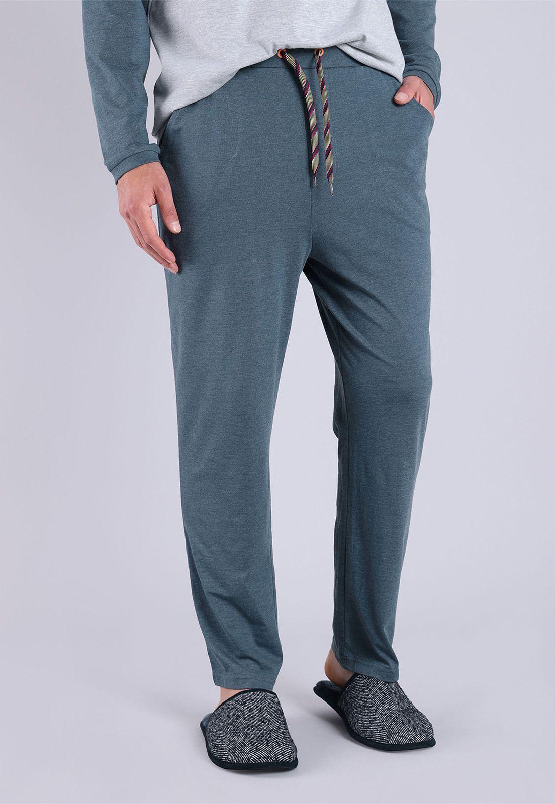 Pijama Largo Cuello Redondo Arrow P1I2409GR-4