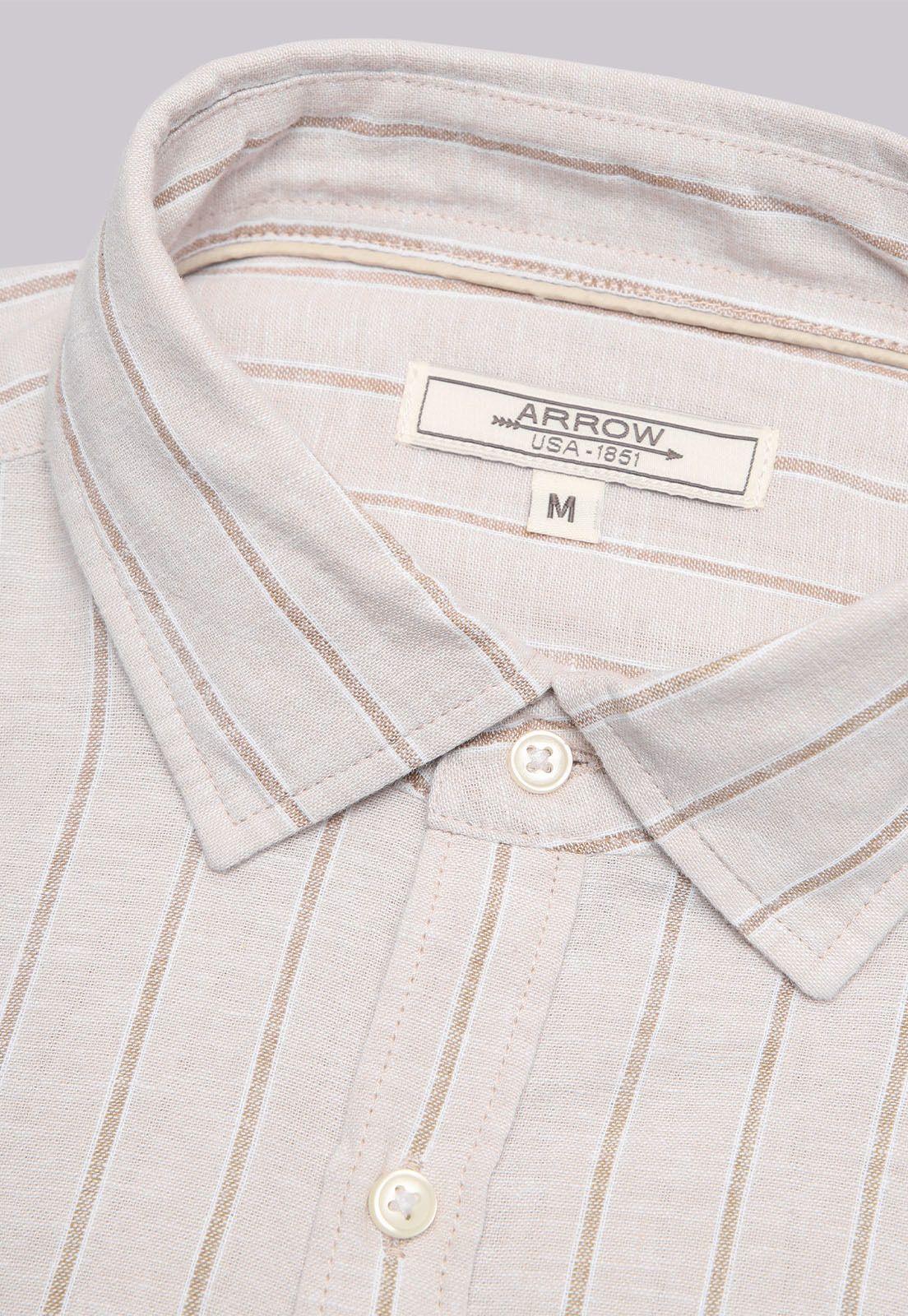 Camisa Casual A Rayas Arrow CM32051BE-4