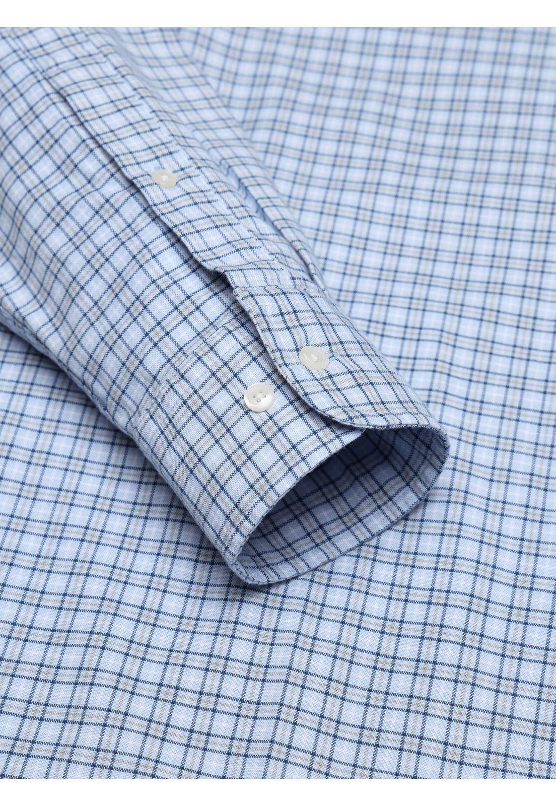 Camisa Oxford Spandex Regular Fit Celeste Arrow CM34005CE-5