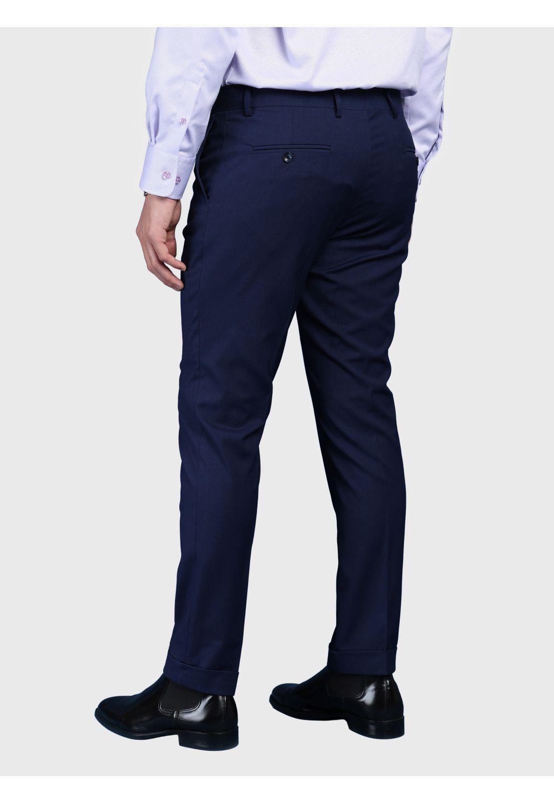 Traje Liso Spandex Slim Fit Azul Arrow AMI3325AZ-7