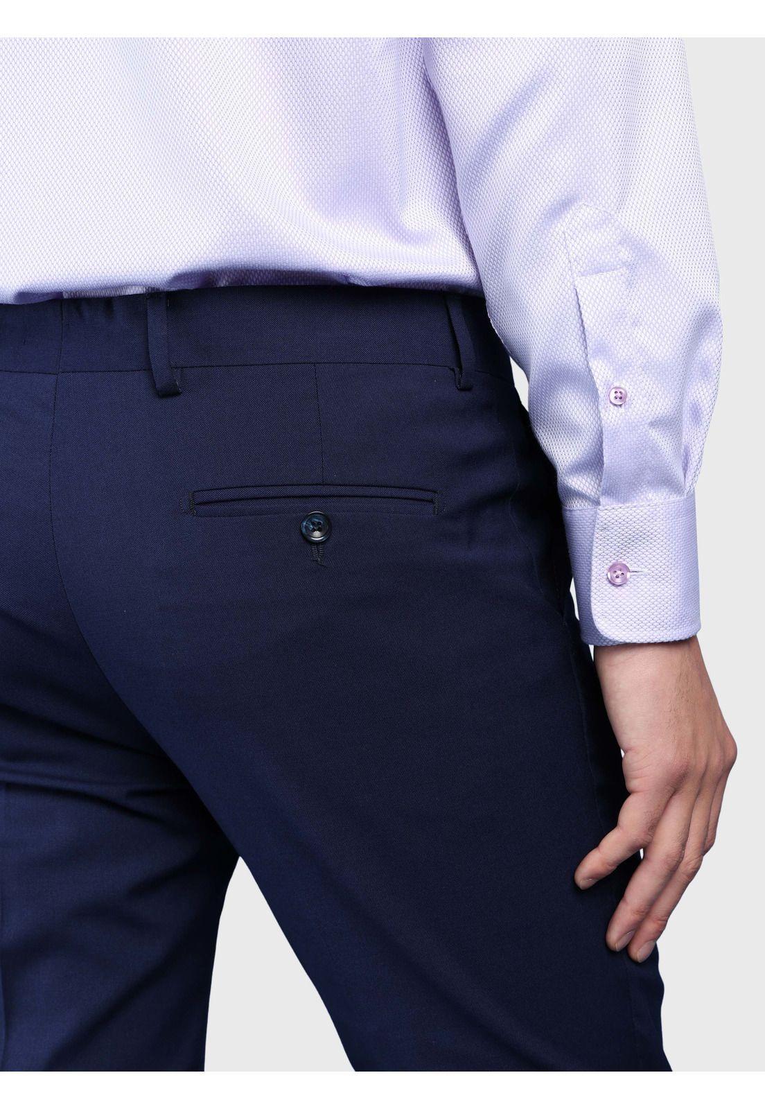 Traje Liso Spandex Slim Fit Azul Arrow AMI3325AZ-9