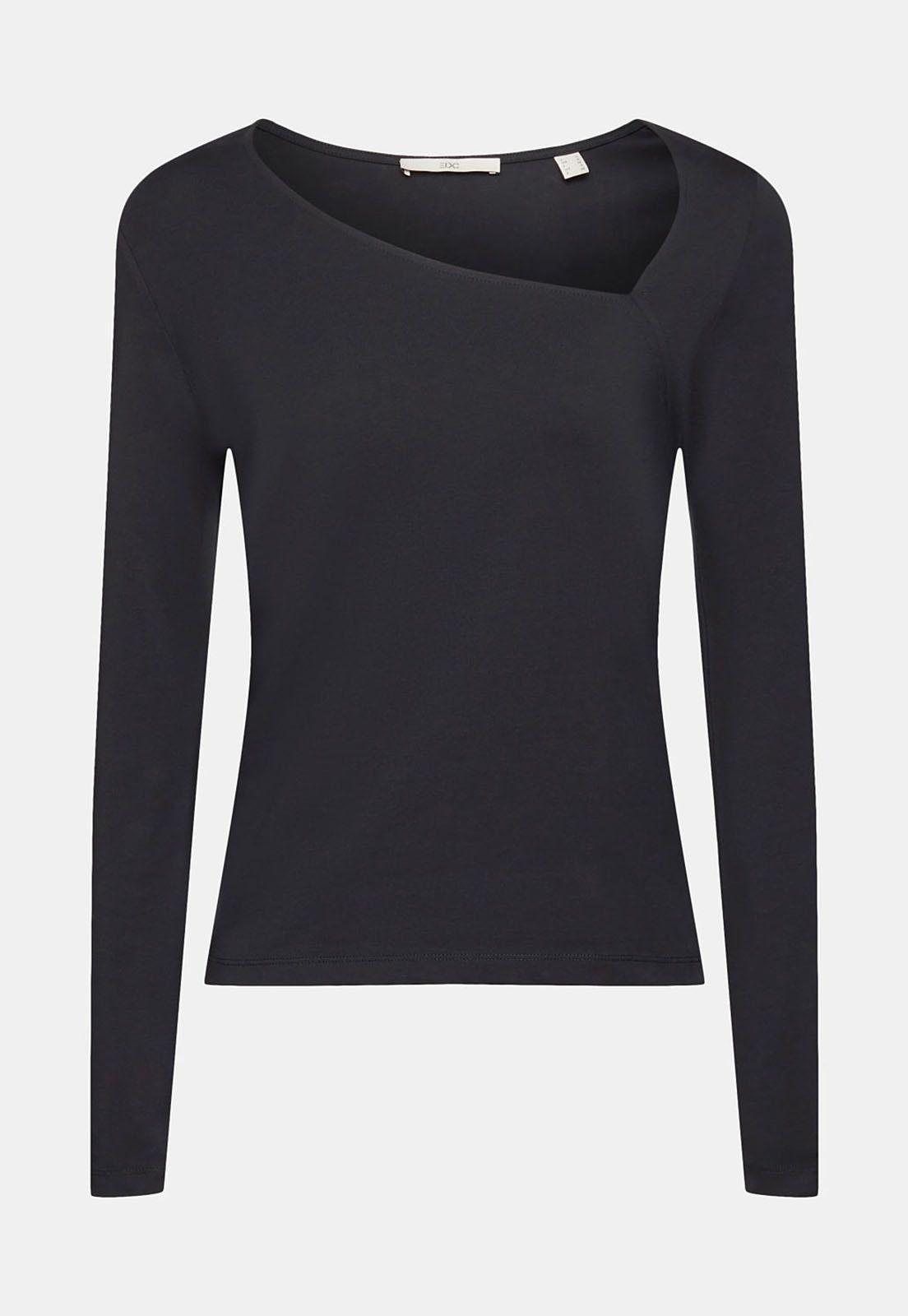 Polera Con Escote Asimétrico Mujer Esprit-3