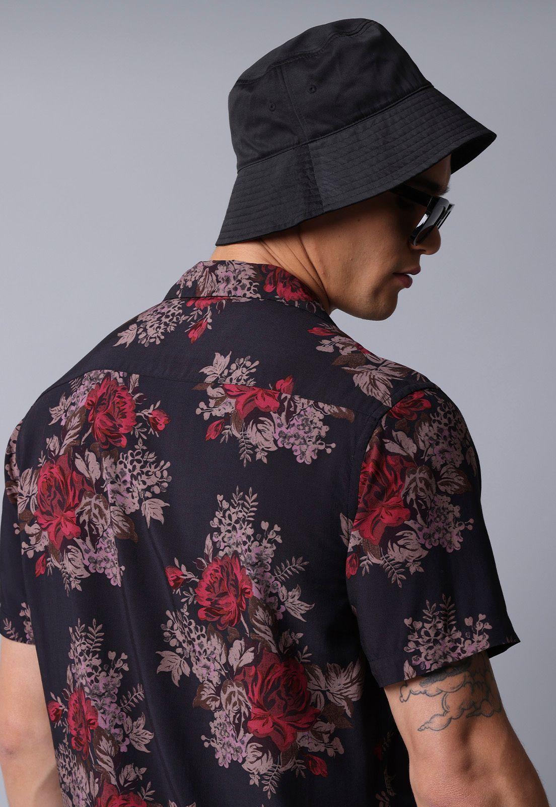 Camisa Manga Corta Flor Guy Laroche-2