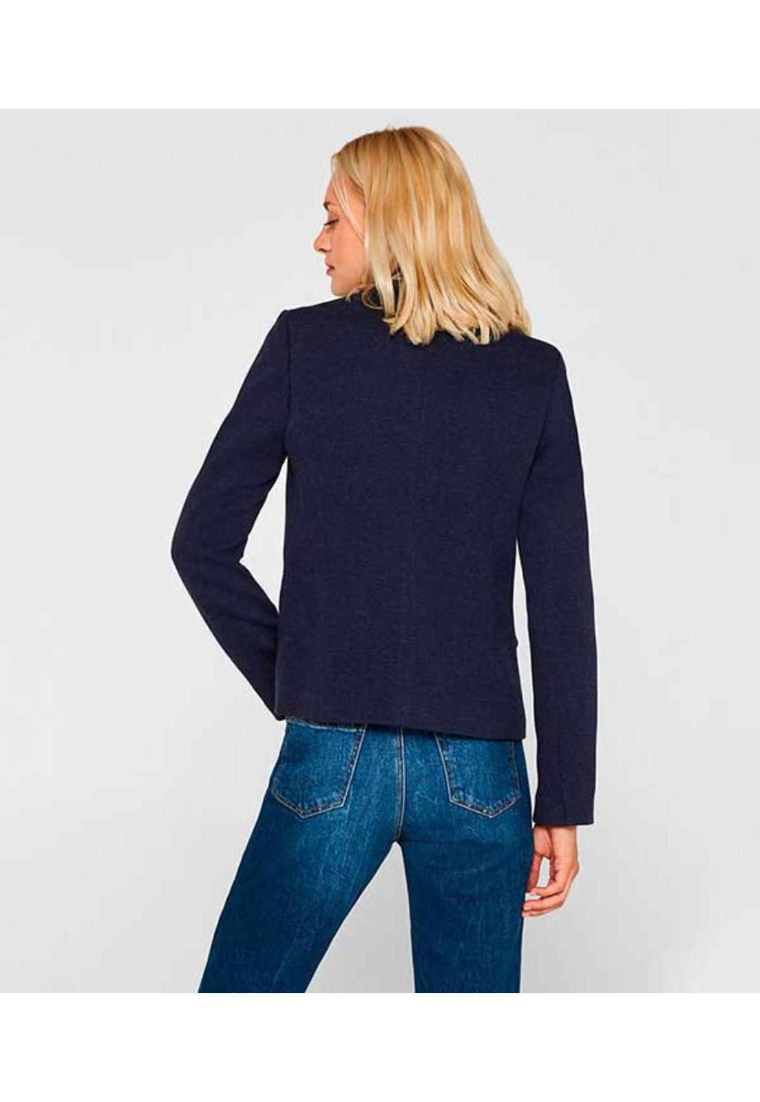 Blazer de jersey con rayas deportivas-2