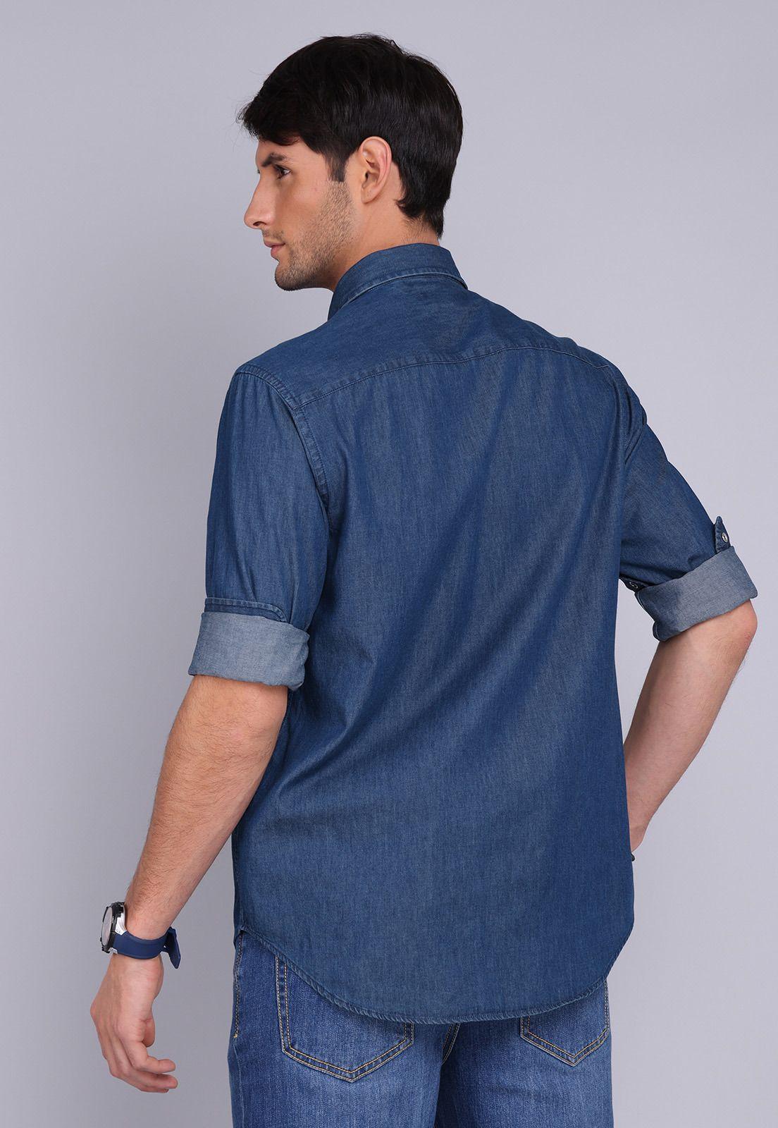 Camisa Denim Manga Larga Arrow CM3053SDE-3