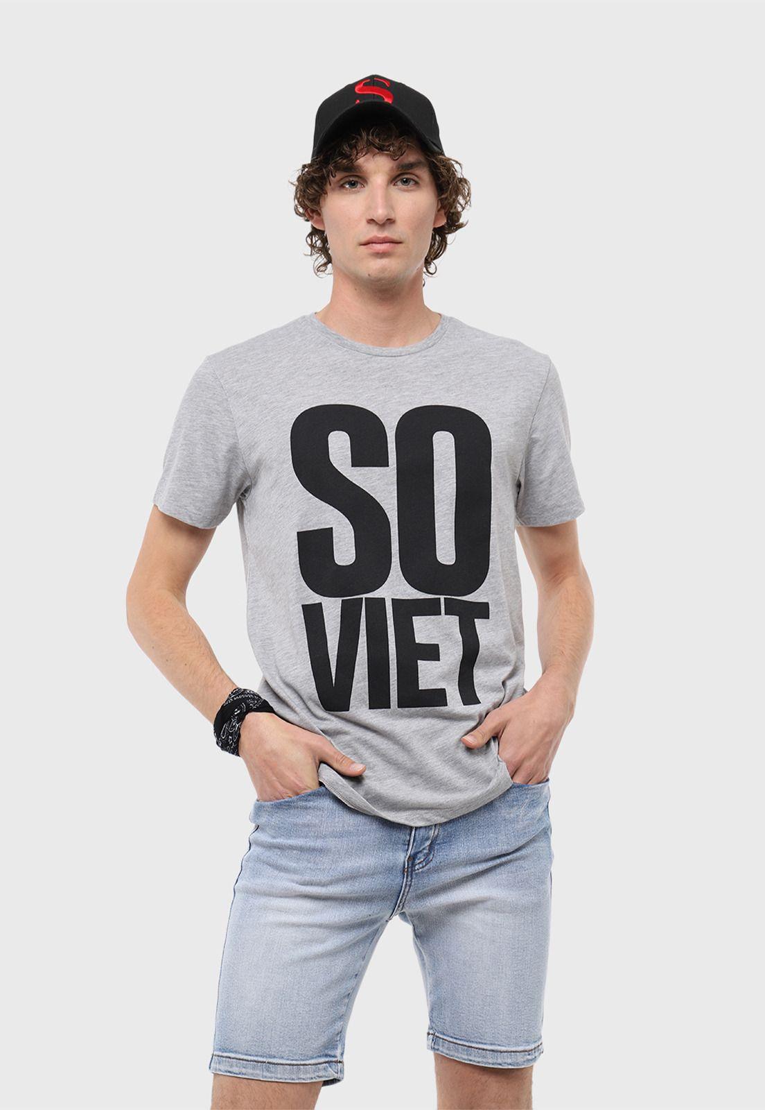 Polera Hombre Soviet SVPO328GR-1