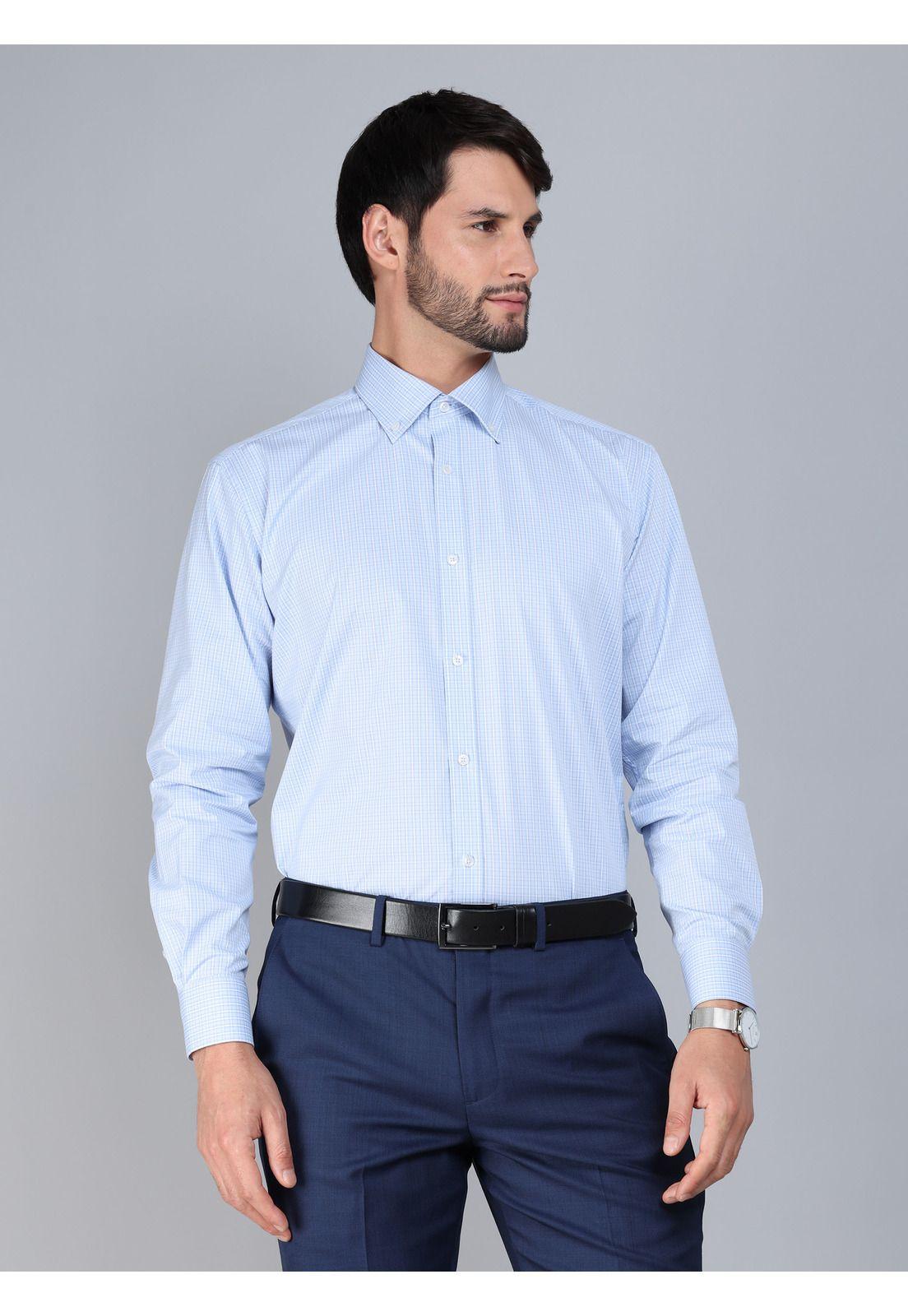 Camisa Formal Spandex Tailored Fit Celeste Arrow ARM0503CE-0