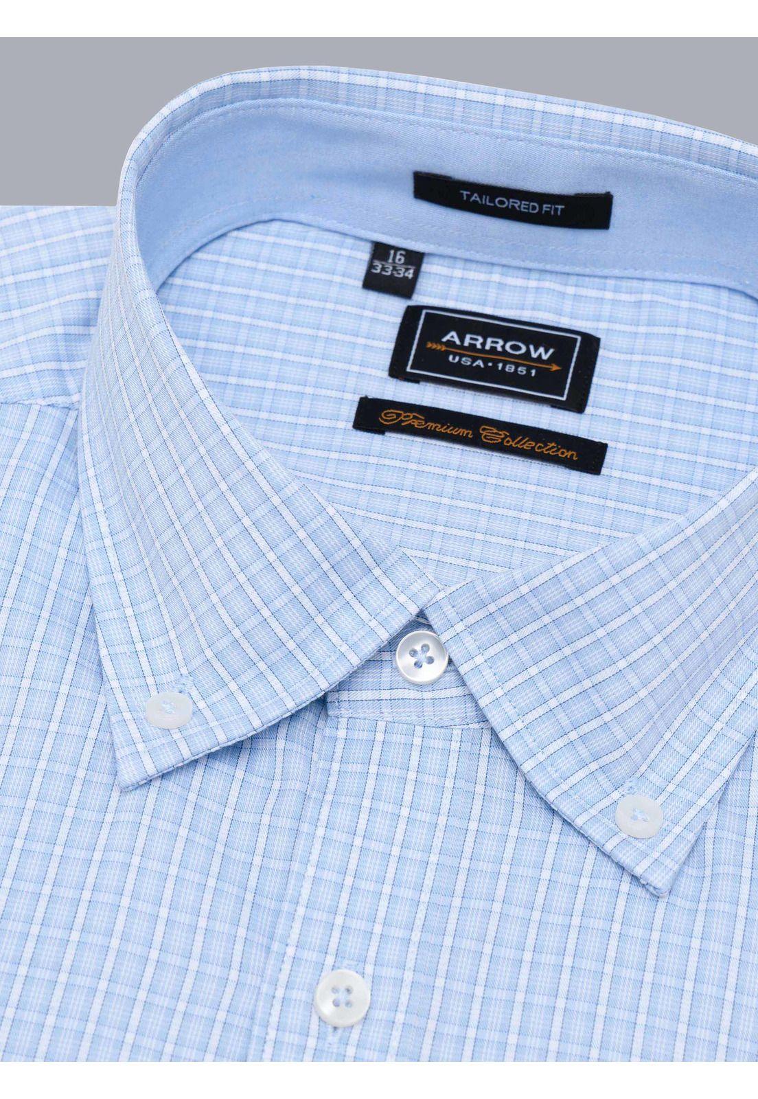 Camisa Formal Spandex Tailored Fit Celeste Arrow ARM0503CE-1