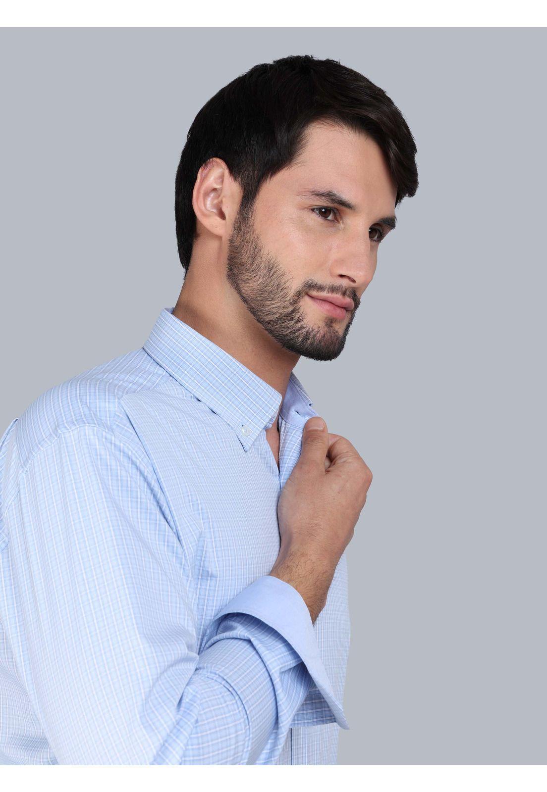 Camisa Formal Spandex Tailored Fit Celeste Arrow ARM0503CE-3