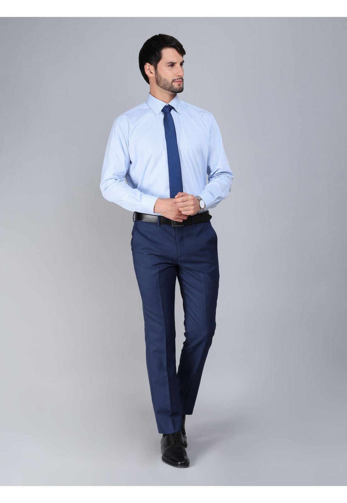 Camisa Formal Spandex Tailored Fit Celeste Arrow ARM0503CE-4