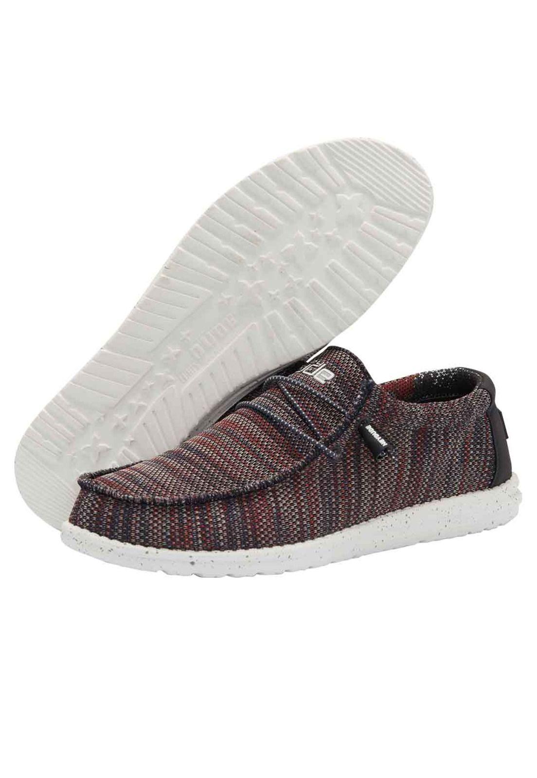 Zapato Wally Sox  Gargoyle Red HeyDude-2