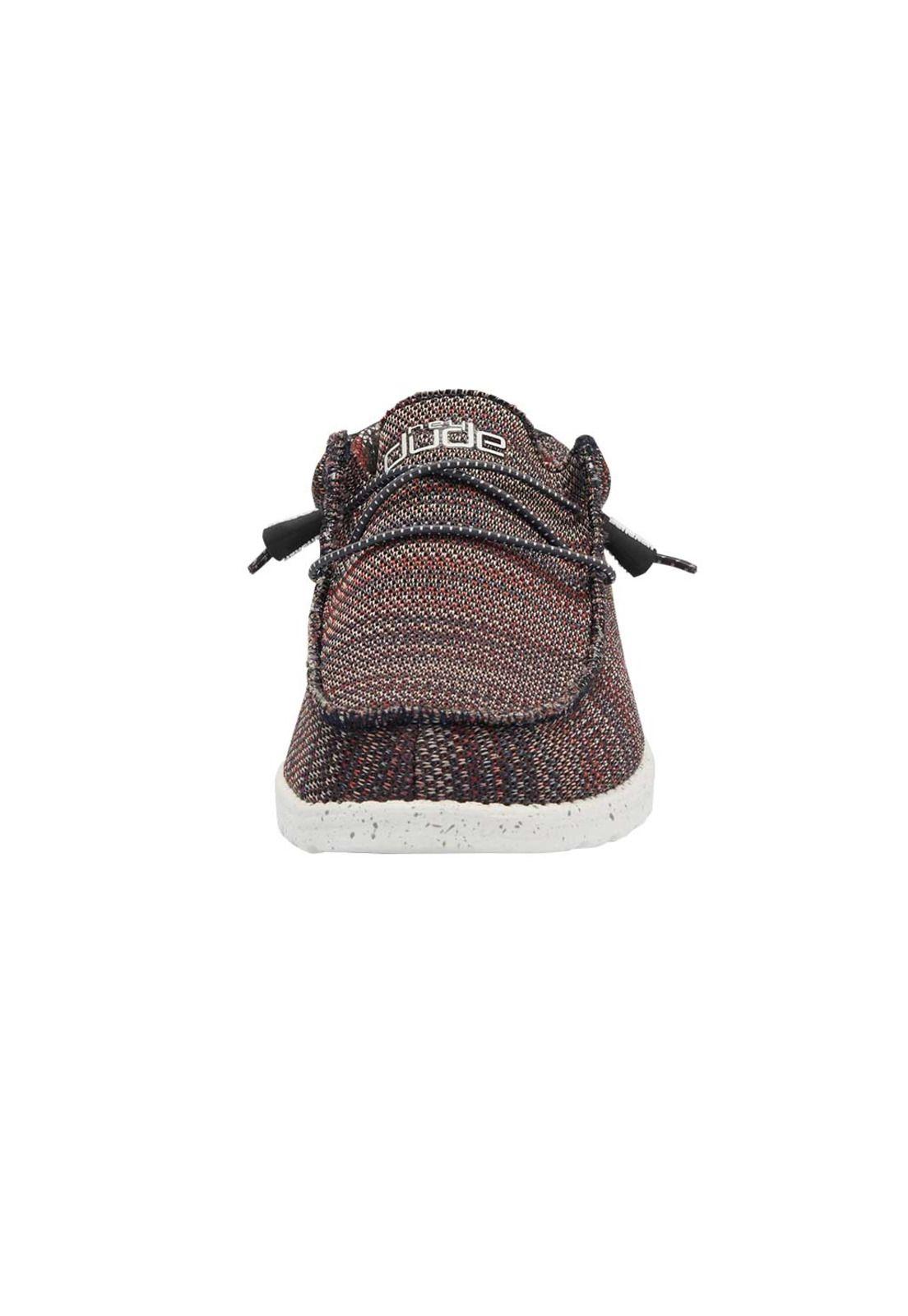 Zapato Wally Sox  Gargoyle Red HeyDude-3