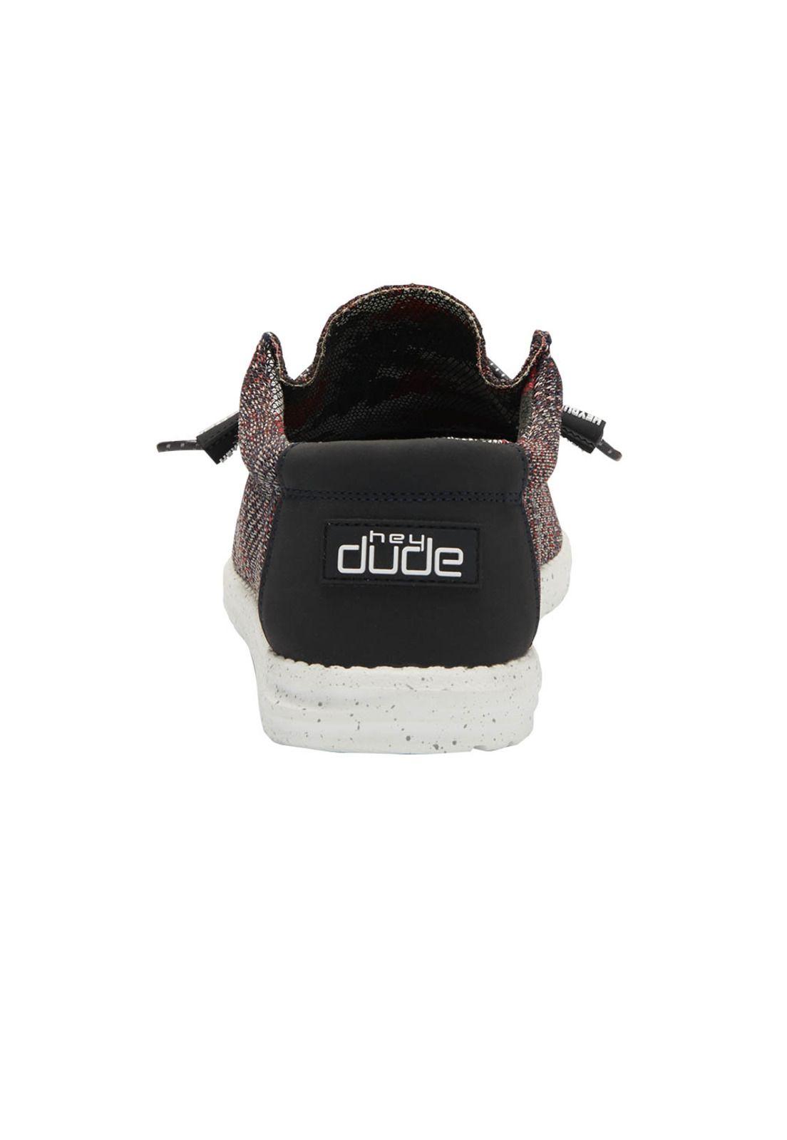 Zapato Wally Sox  Gargoyle Red HeyDude-4