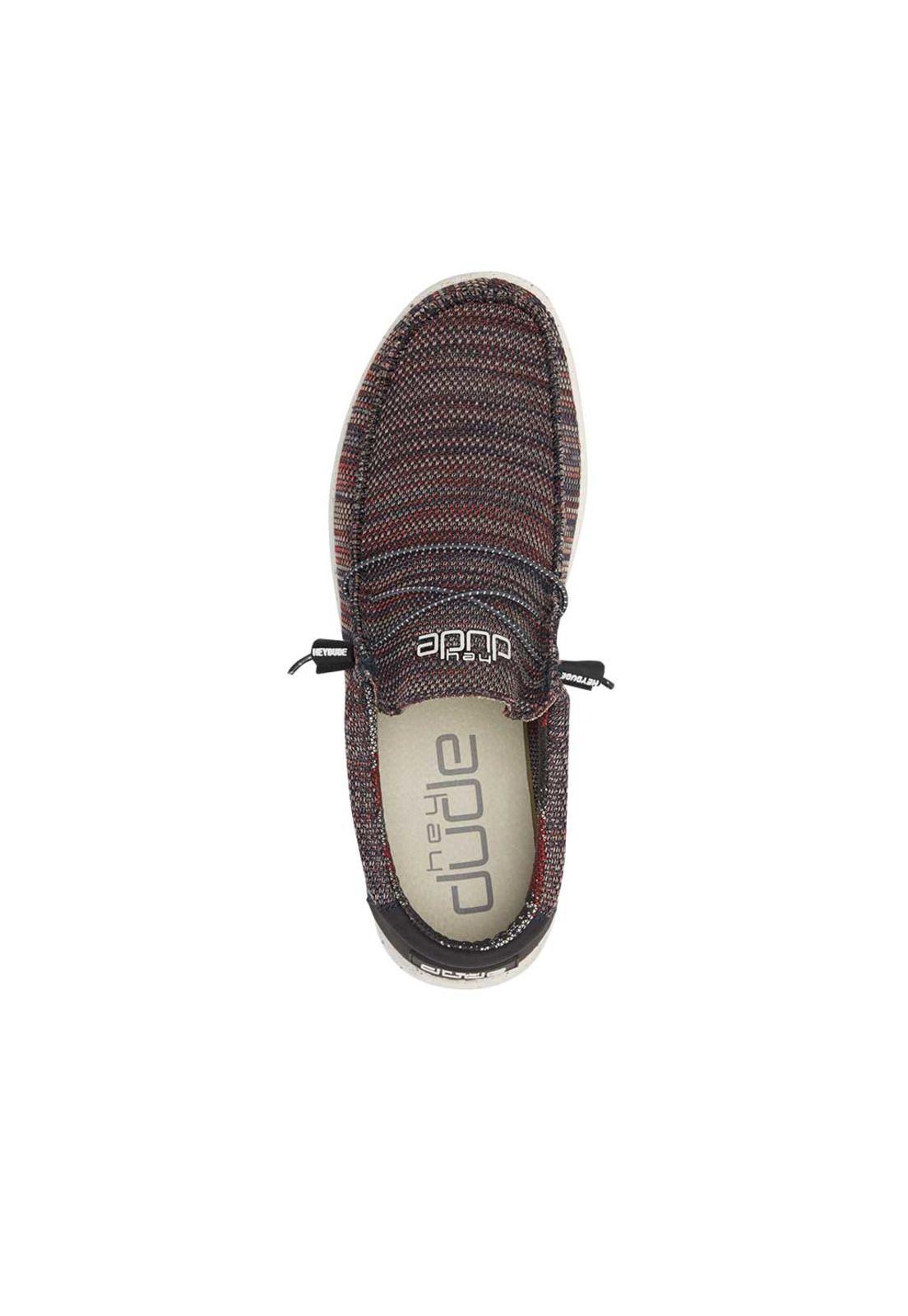 Zapato Wally Sox  Gargoyle Red HeyDude-5