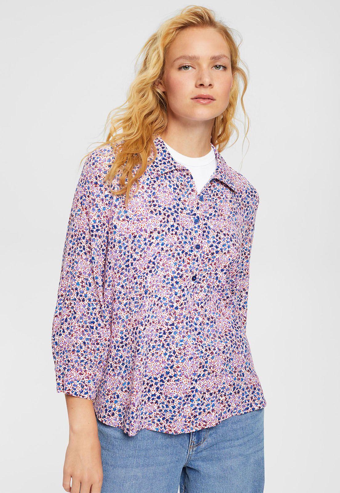 Blusa Estampada Mujer Esprit Multicolor-0