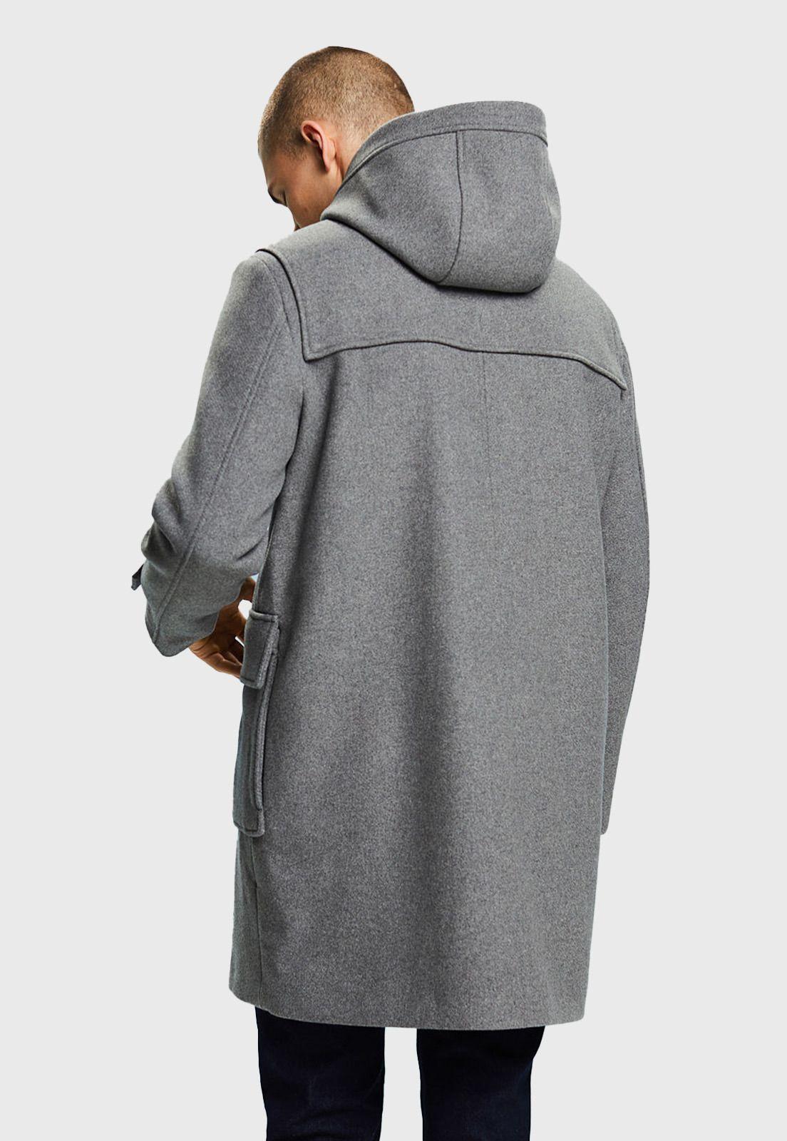 Abrigo En Mezcla De Lana Hombre Esprit-1