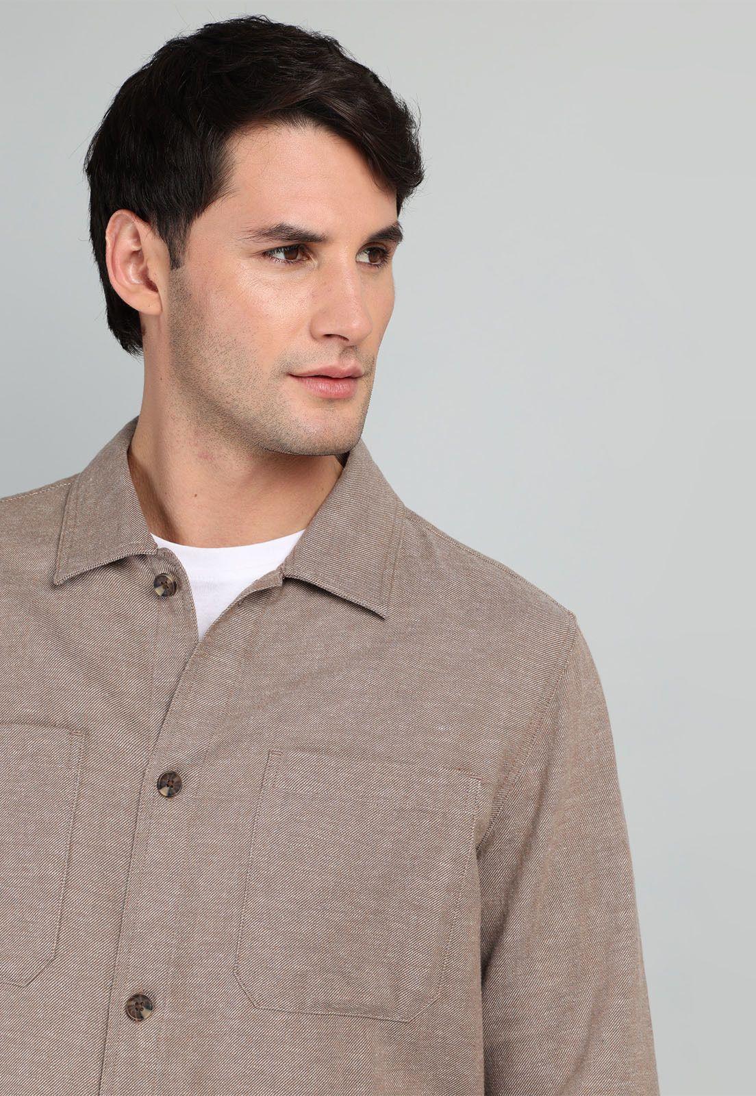 Sobrecamisa De Algodón y Lino Arrow CM32052TA-2