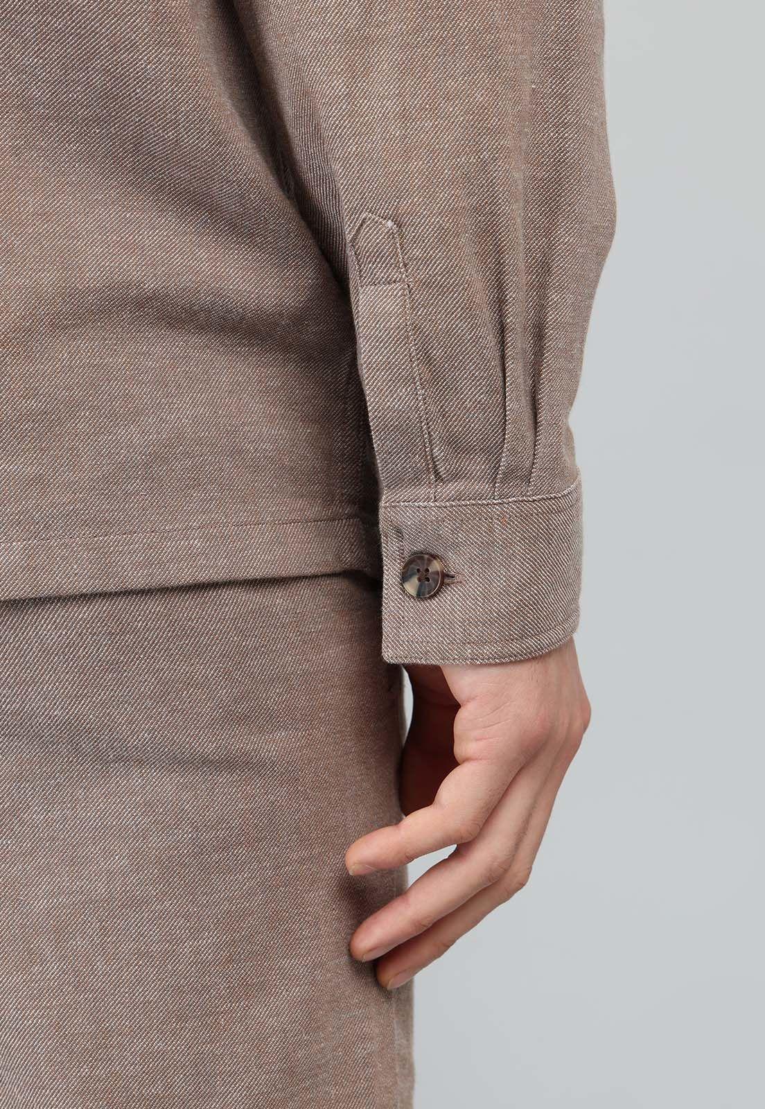 Sobrecamisa De Algodón y Lino Arrow CM32052TA-5