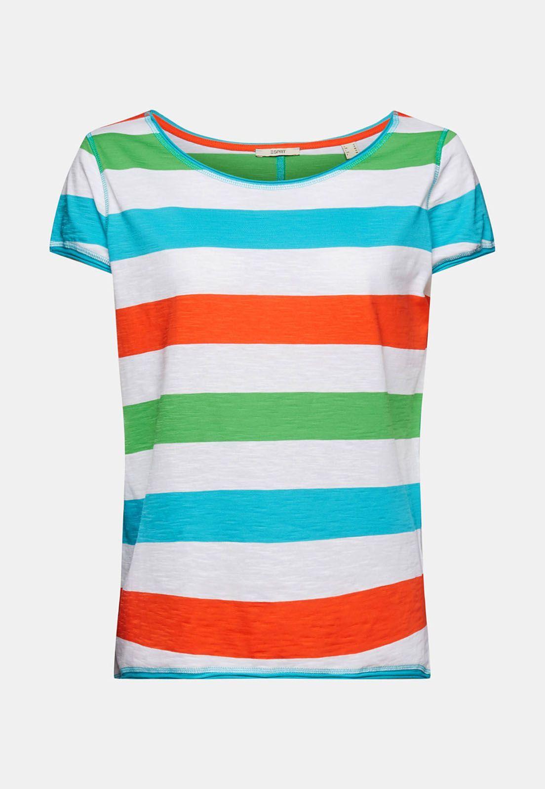 Polera A Rayas Mujer Esprit Multicolor-3