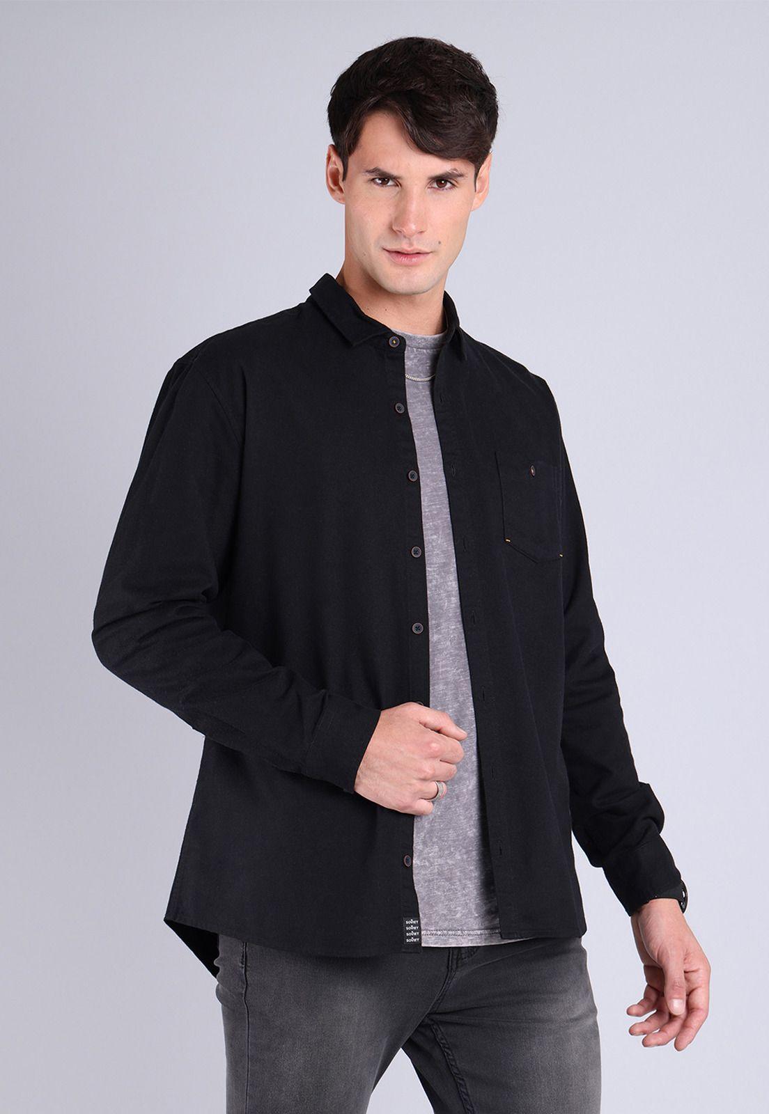 Camisa Manga Larga Hombre Soviet AISHF08NE-0