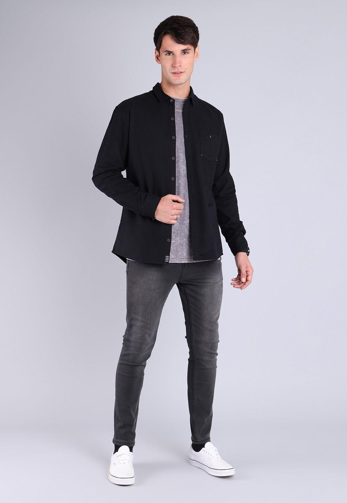 Camisa Manga Larga Hombre Soviet AISHF08NE-3