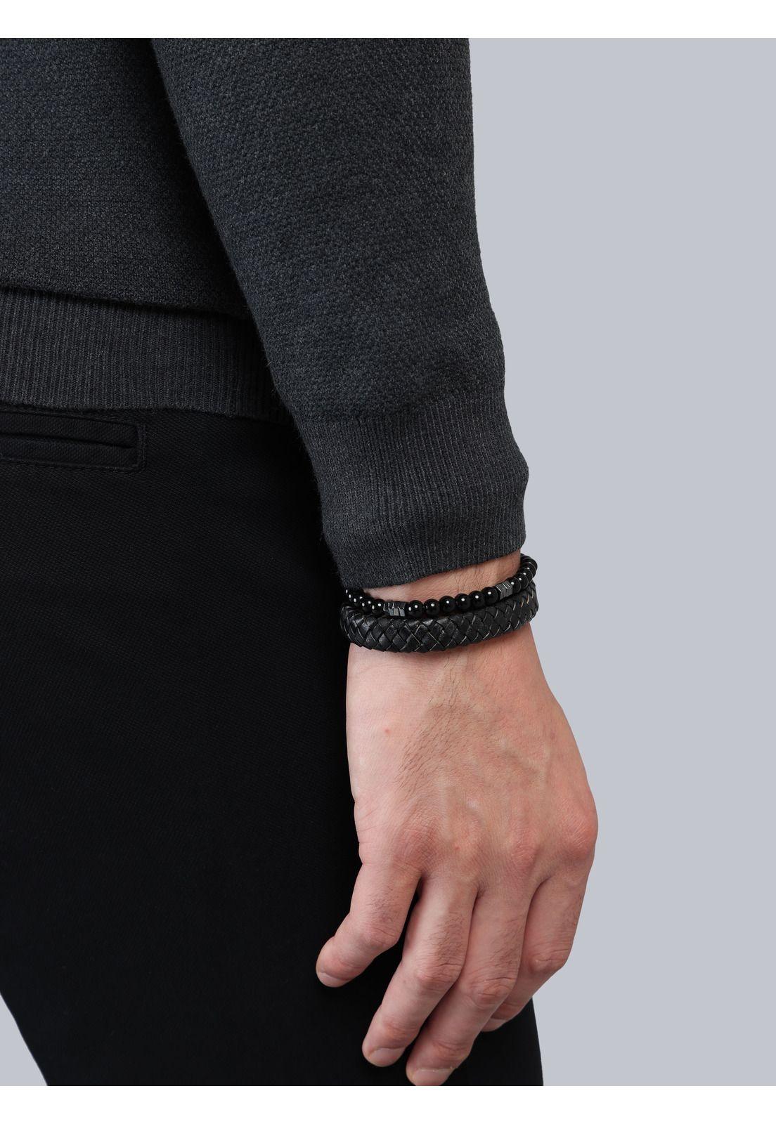 Sweater Cuello Alto Regular Fit Gris Oscuro Arrow SW33007GO-4