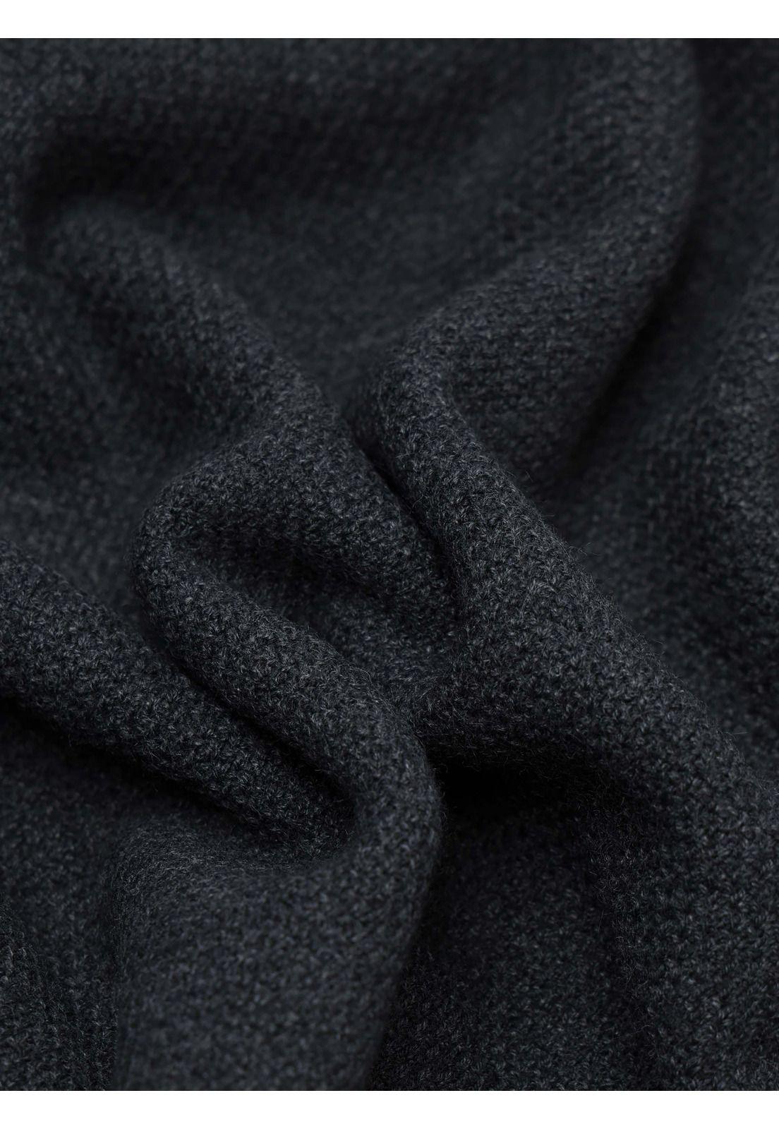 Sweater Cuello Alto Regular Fit Gris Oscuro Arrow SW33007GO-5