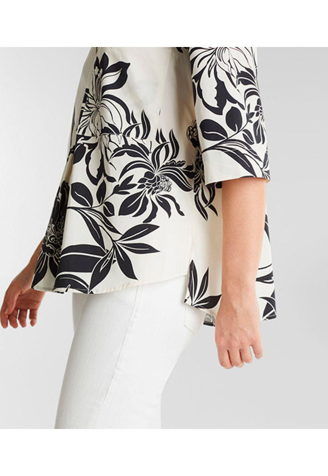 Blusa estampada flores-2
