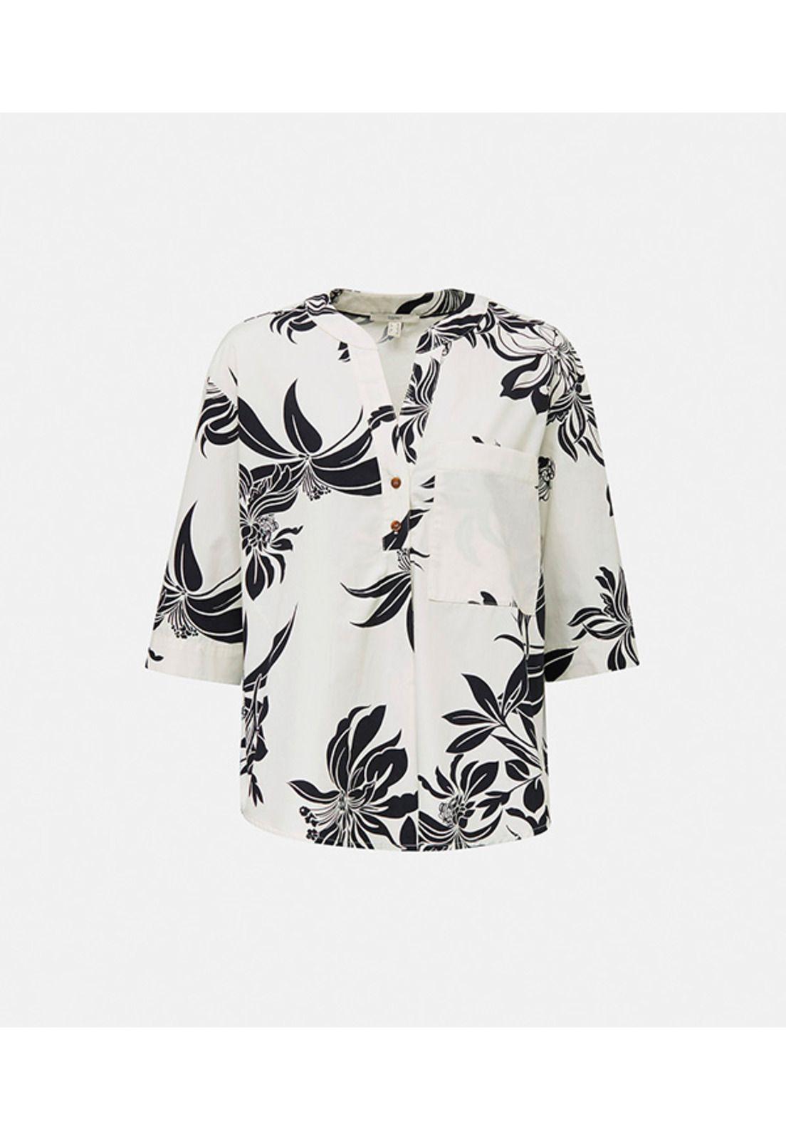 Blusa estampada flores-3