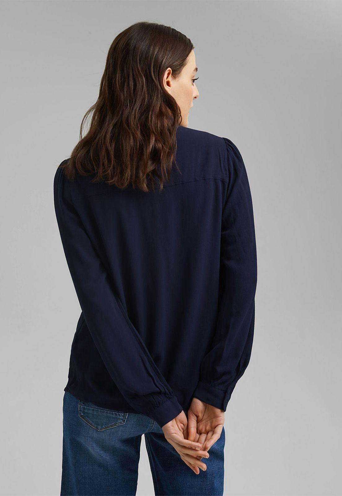 Blusa Mujer Manga Larga Lisa Esprit-1