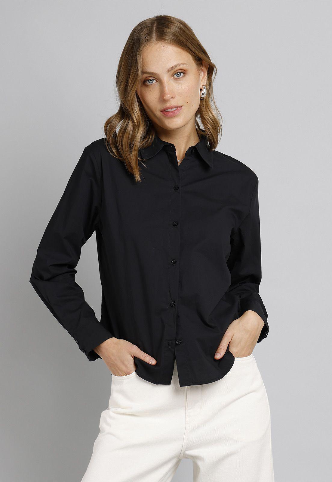 Blusa Camisera Lisa Mujer Esprit 119F007-0
