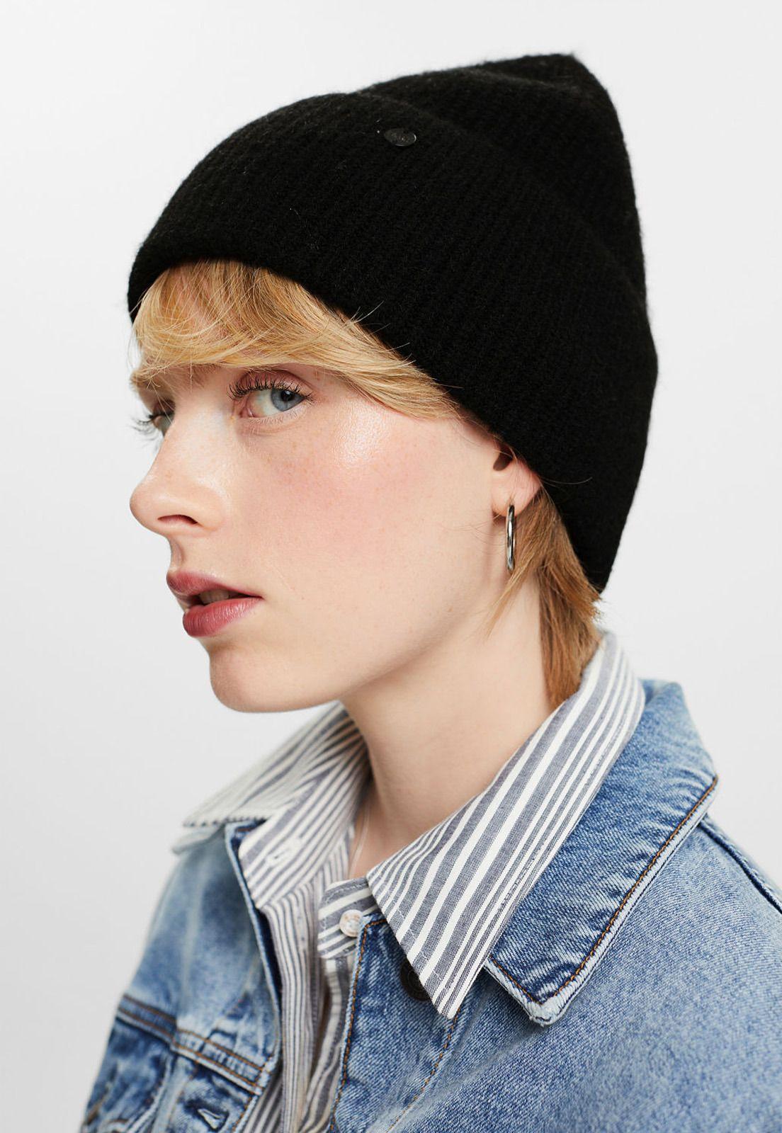 Gorro De Punto Acanalado Mujer Esprit 993EA1P307-2