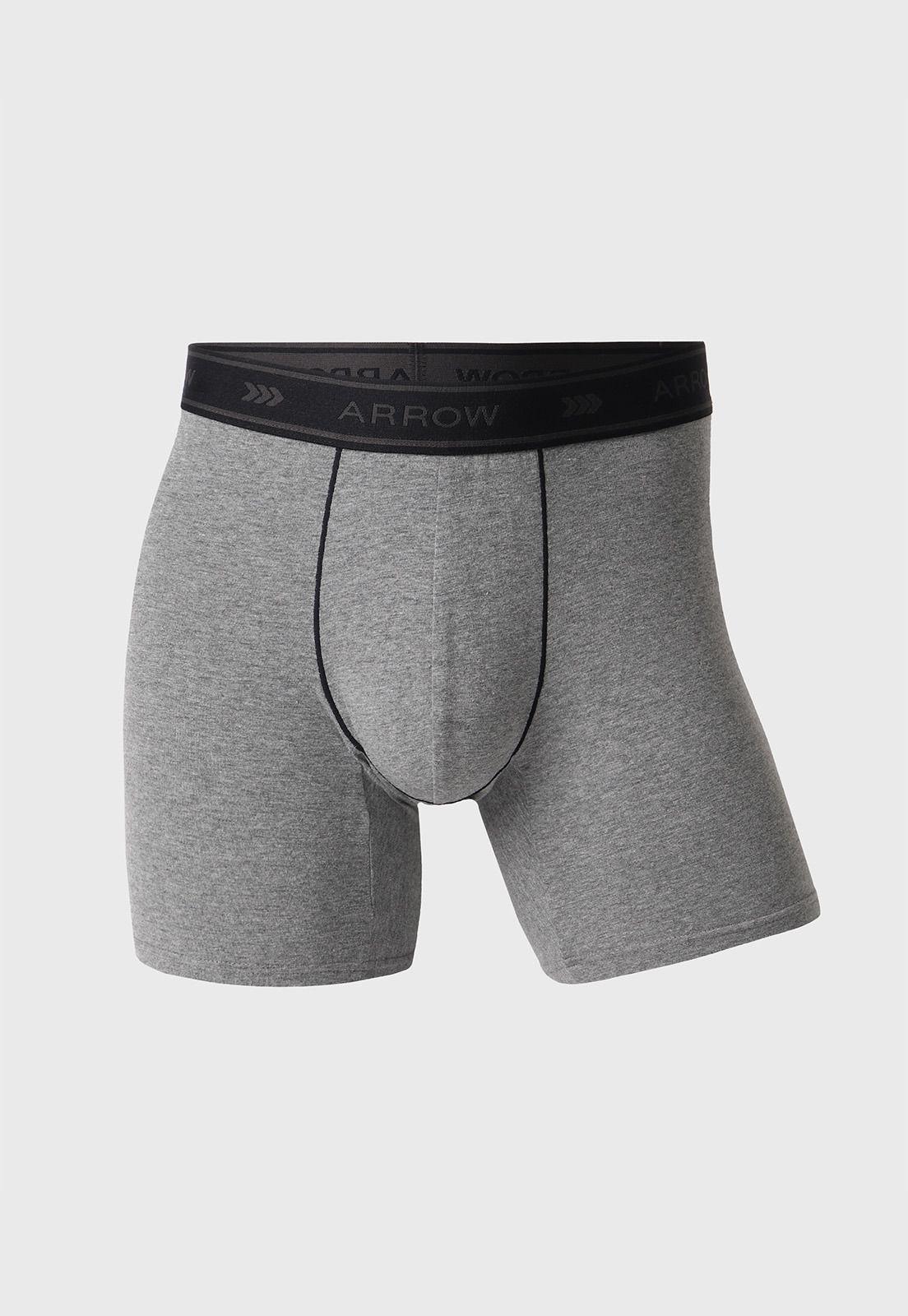 Boxer Hombre Arrow Pack x5 Diseño Melange Algodón-3