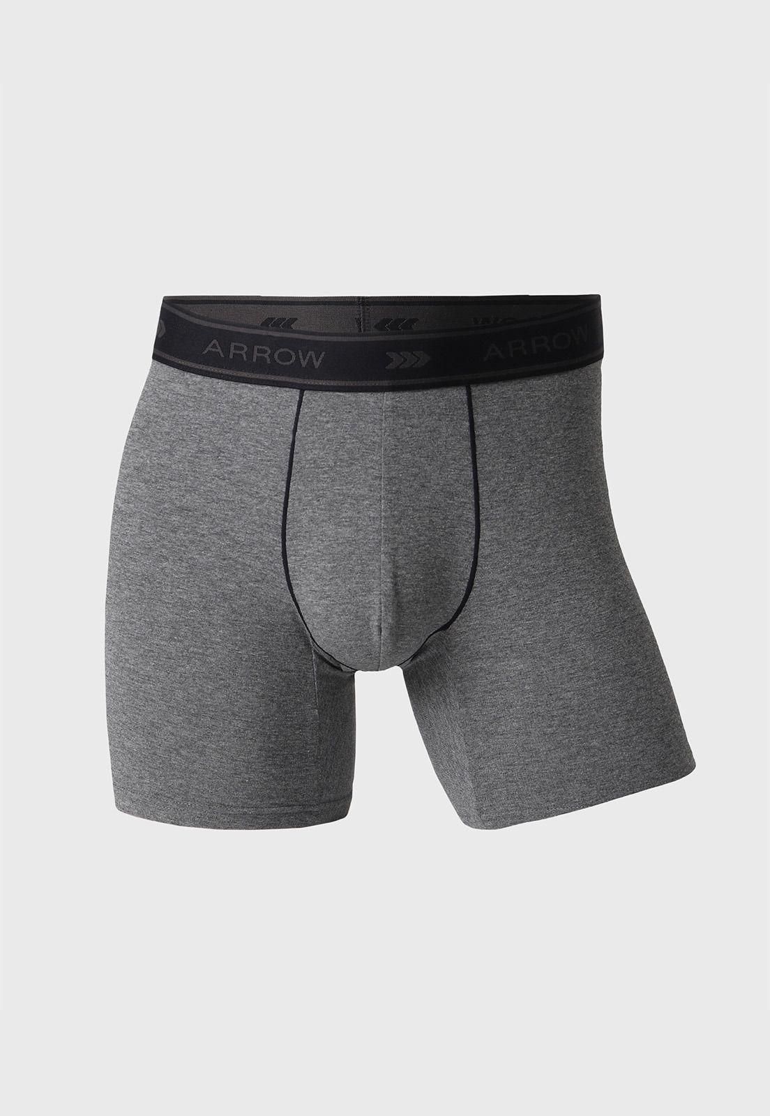 Boxer Hombre Arrow Pack x5 Diseño Melange Algodón-4