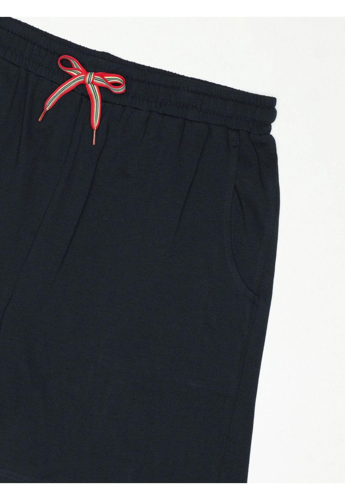 Pijama Corto Cuello Henley Regular Fit Azul Arrow P1V3409AZ-3