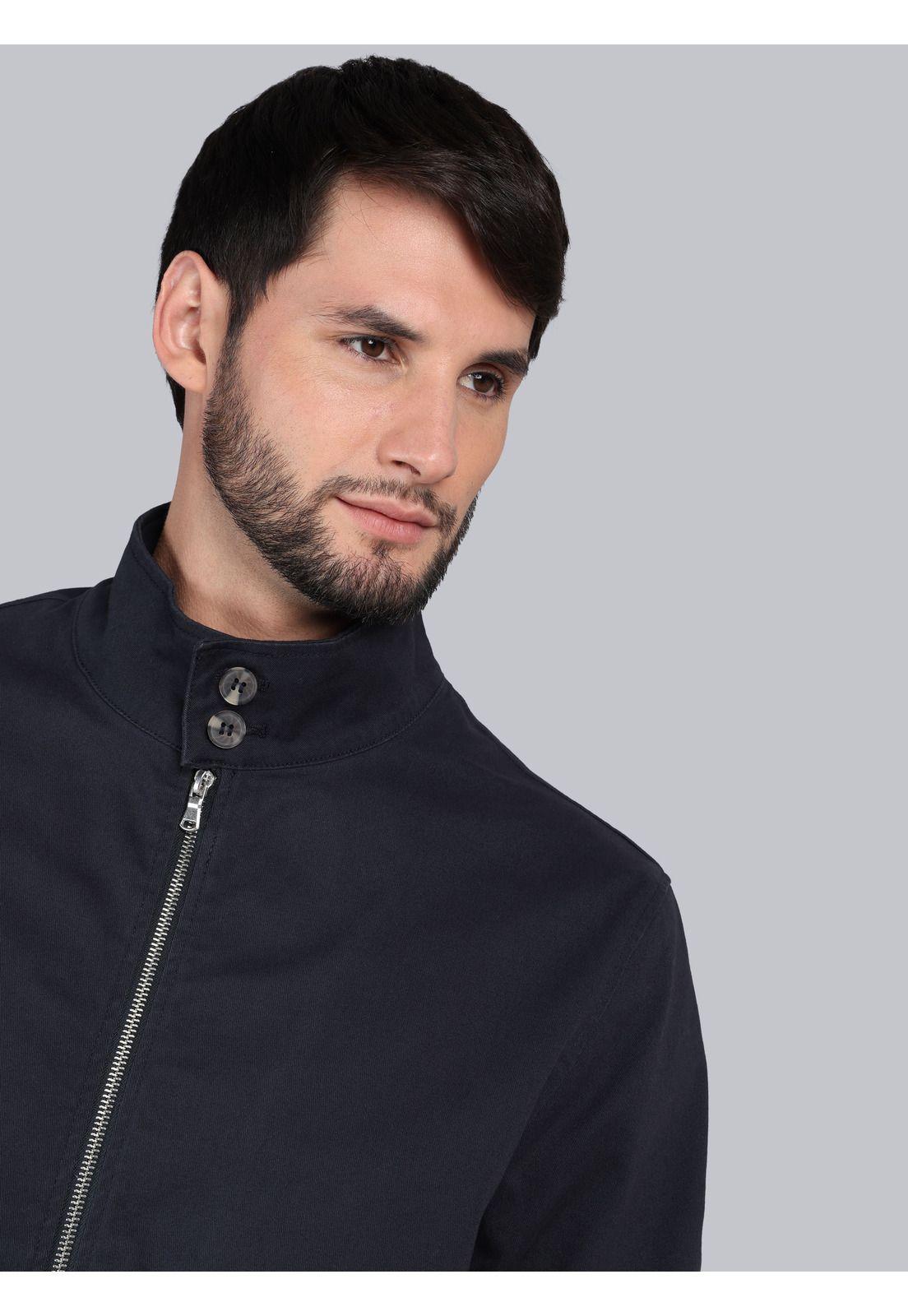 Chaqueta Lisa Spandex Regular Fit Azul Marino Arrow CA33044NB-2