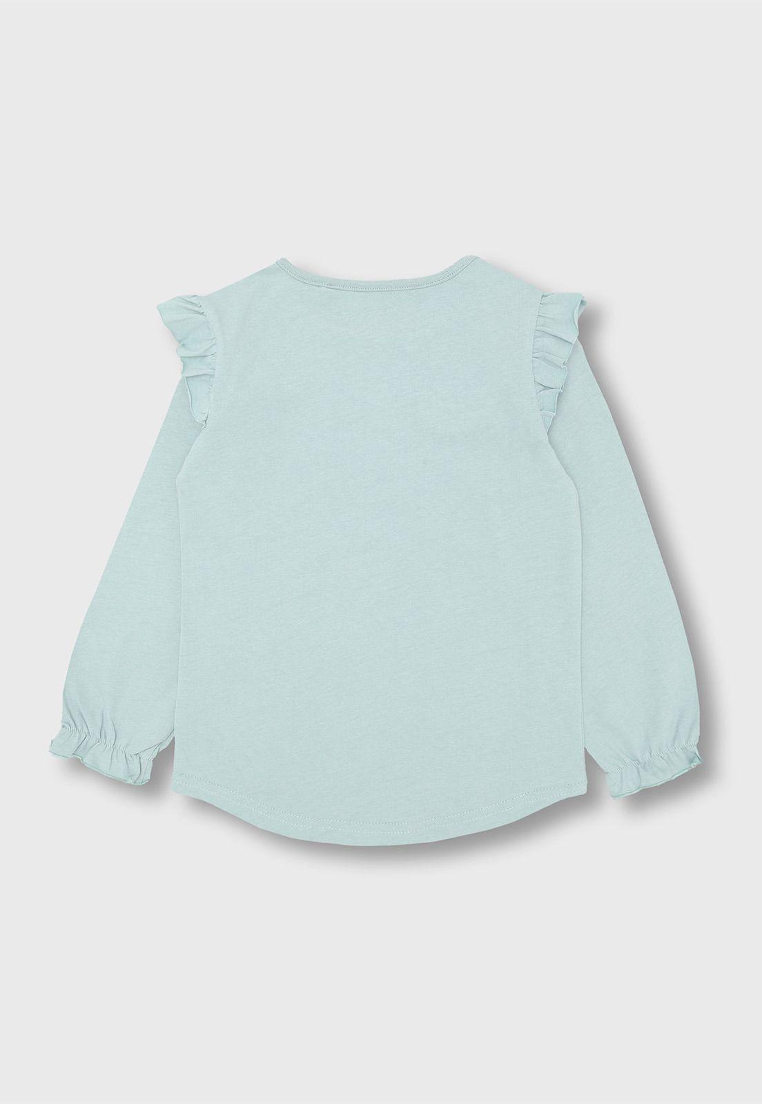 Polera Manga Larga Niña Osito OPOA657AQ-1