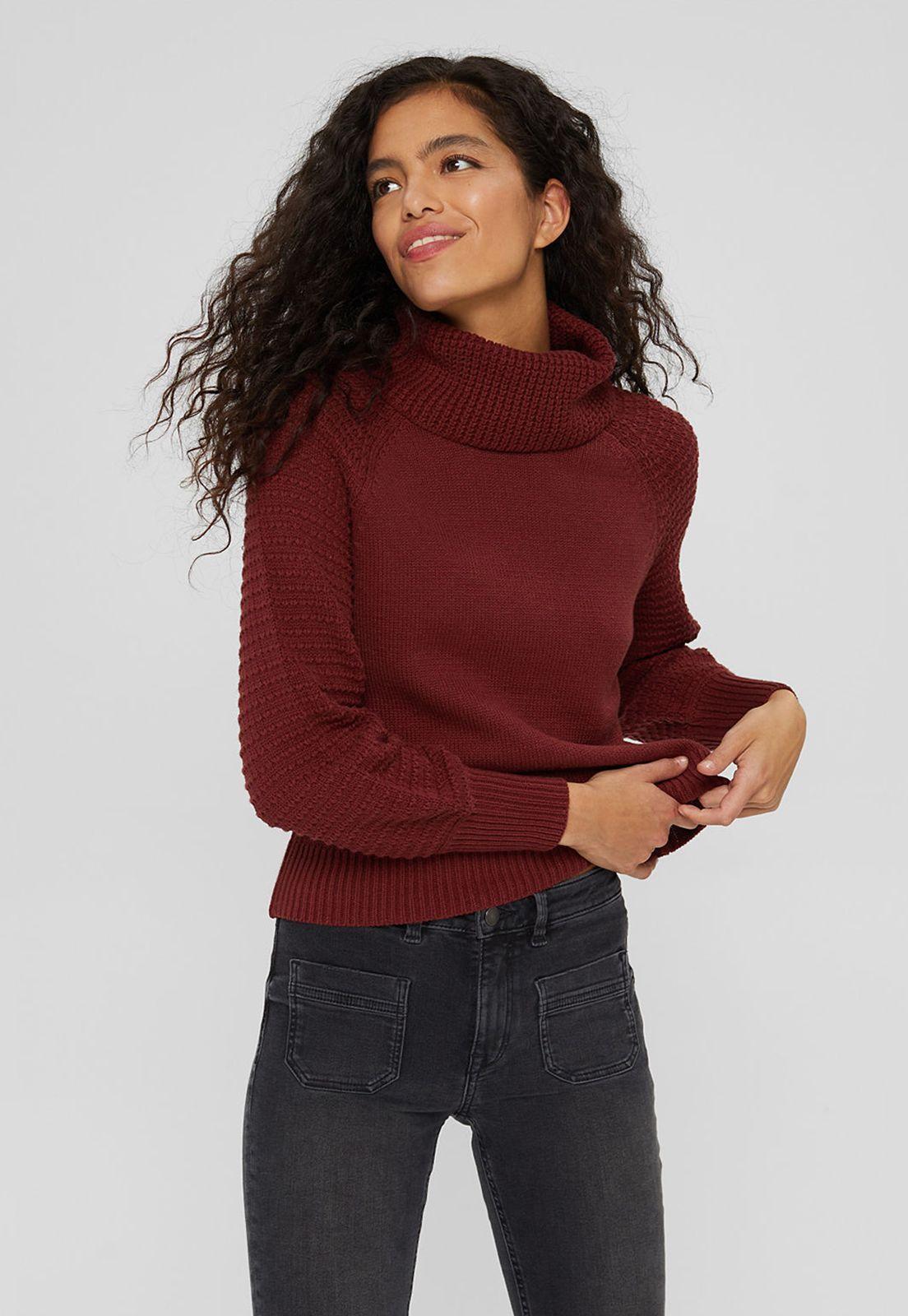 Sweater Mujer Cuello Alto Esprit-0