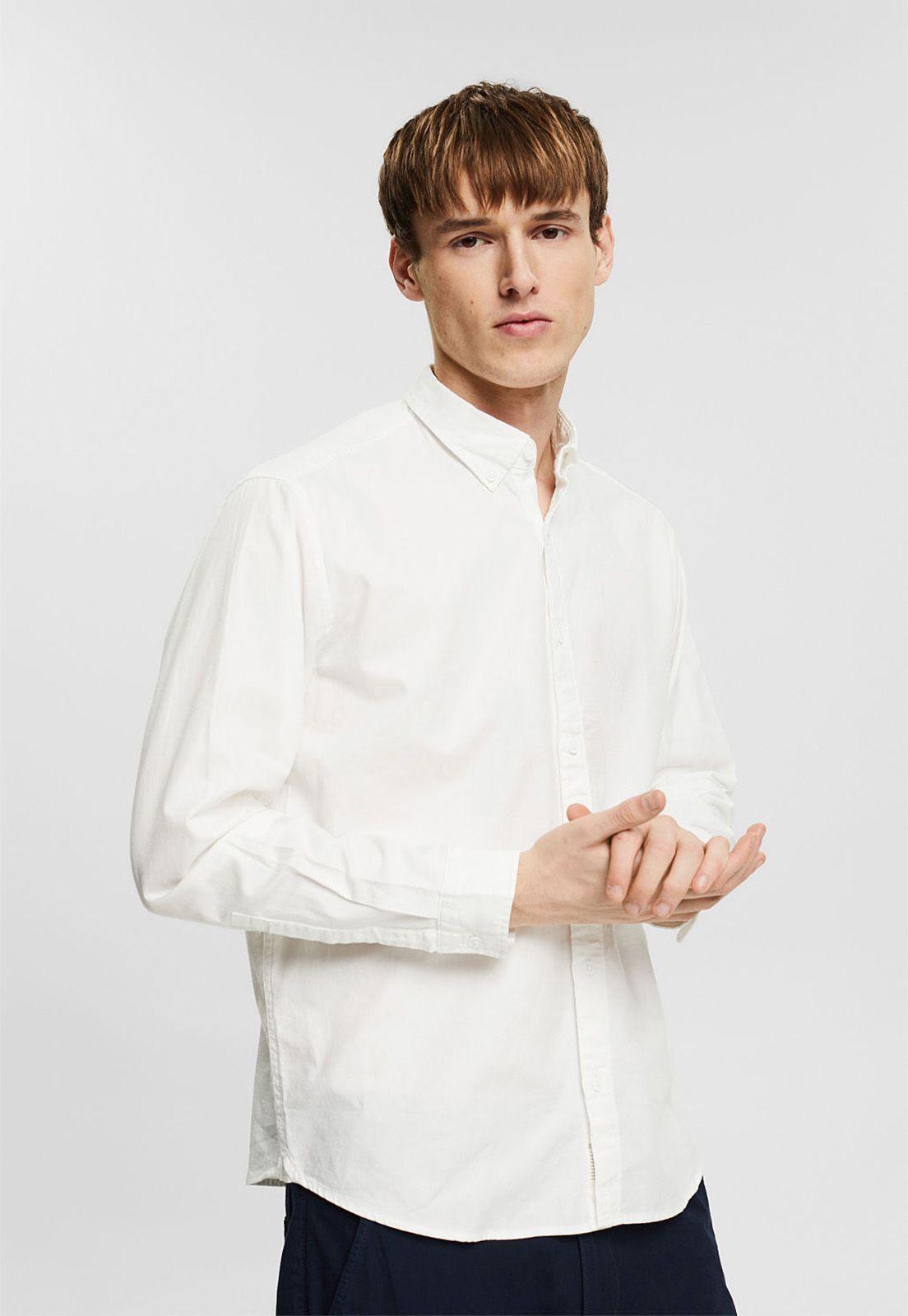 Camisa Regular Fit Lisa Esprit Azul oscuro-0