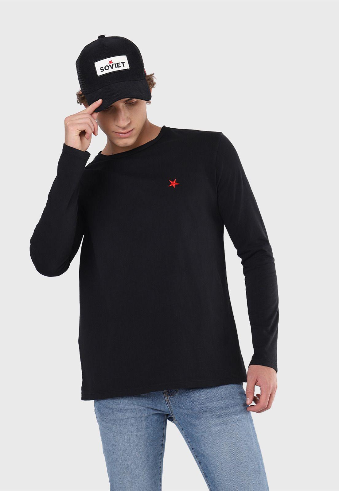 Polera Manga Larga Hombre Soviet SIPO42WNE-0